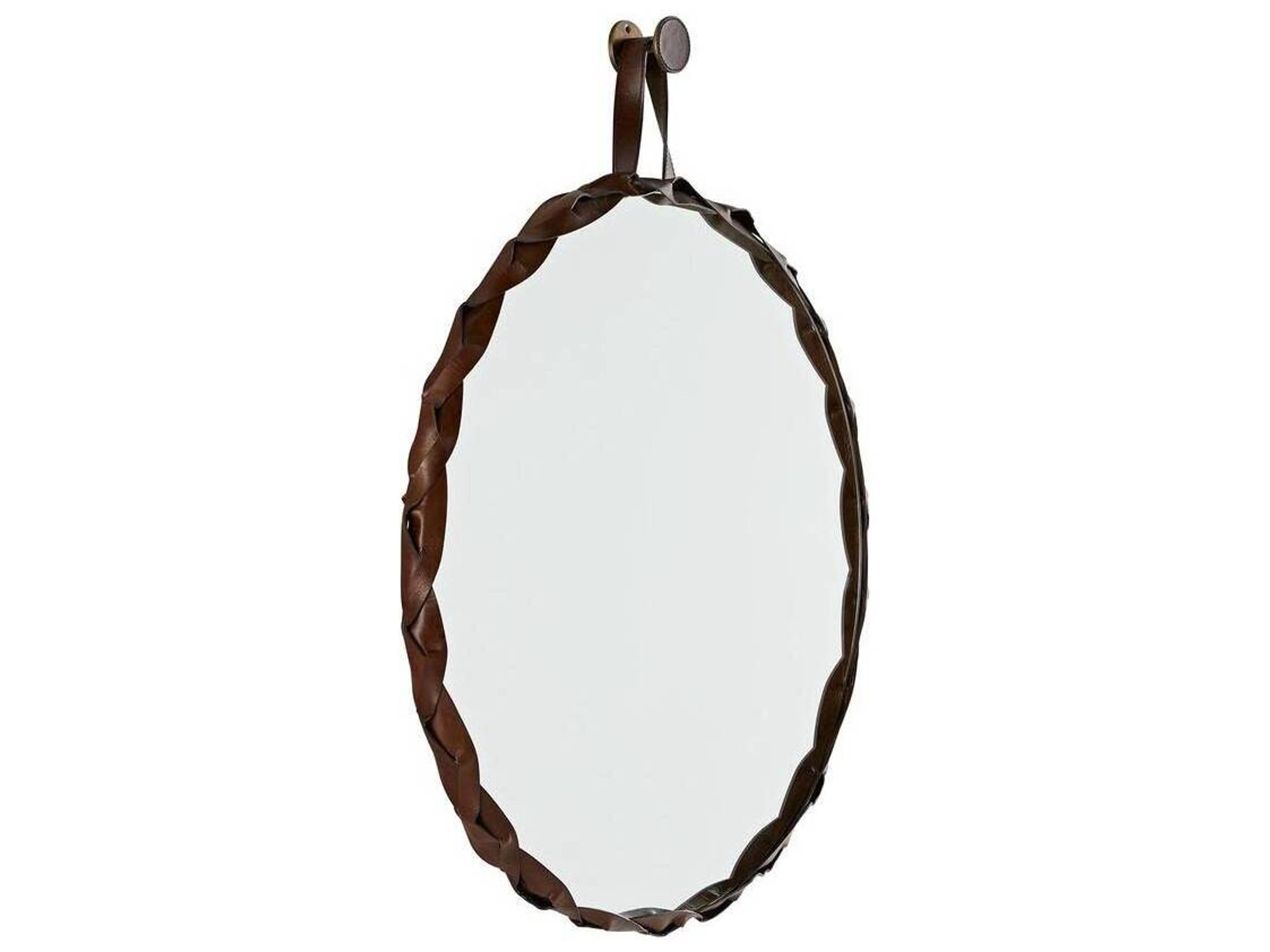 Arteriors Home Powell  Tobacco Round Wall Mirror