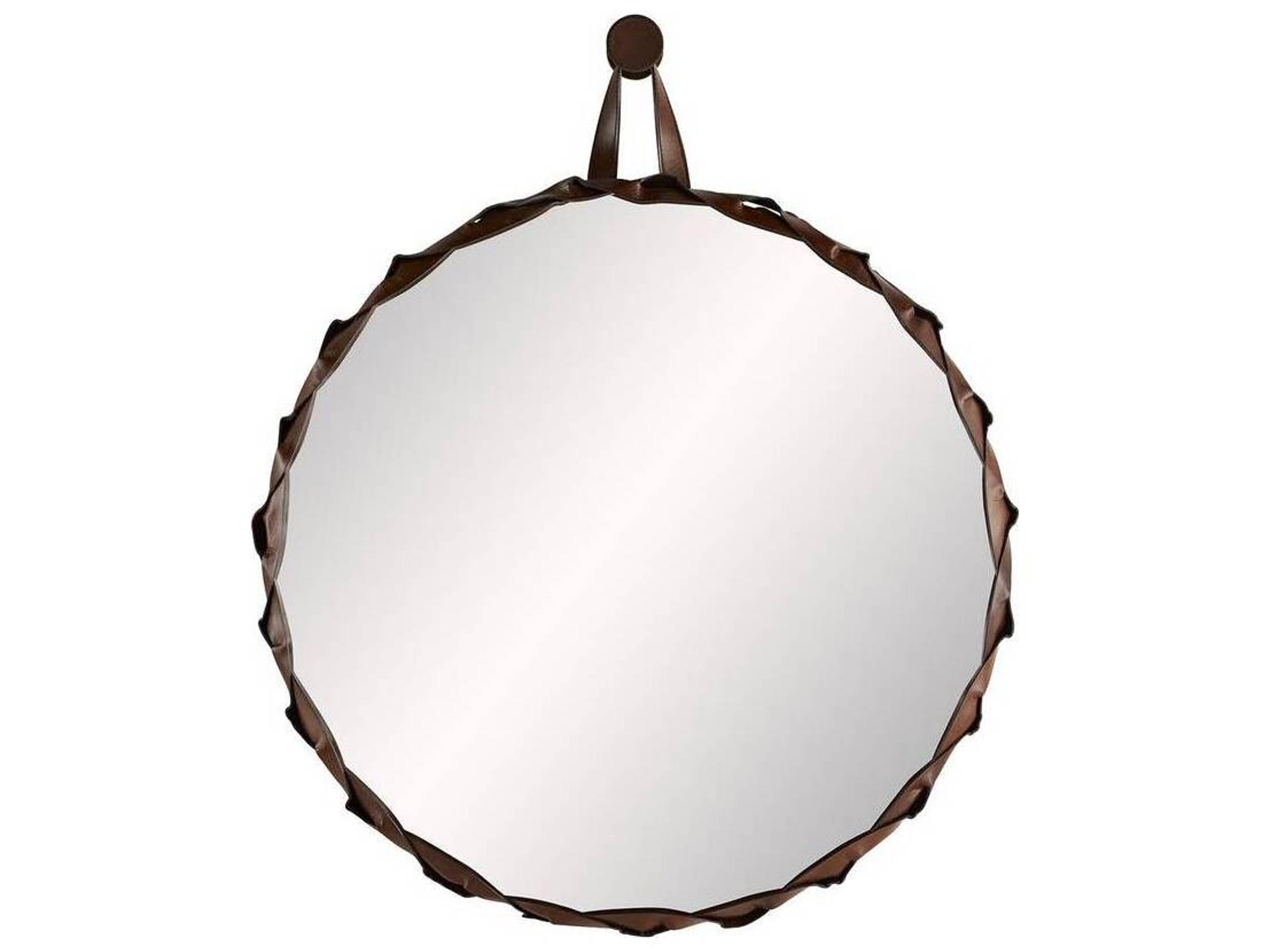 Arteriors Home Powell  Tobacco Round Wall Mirror