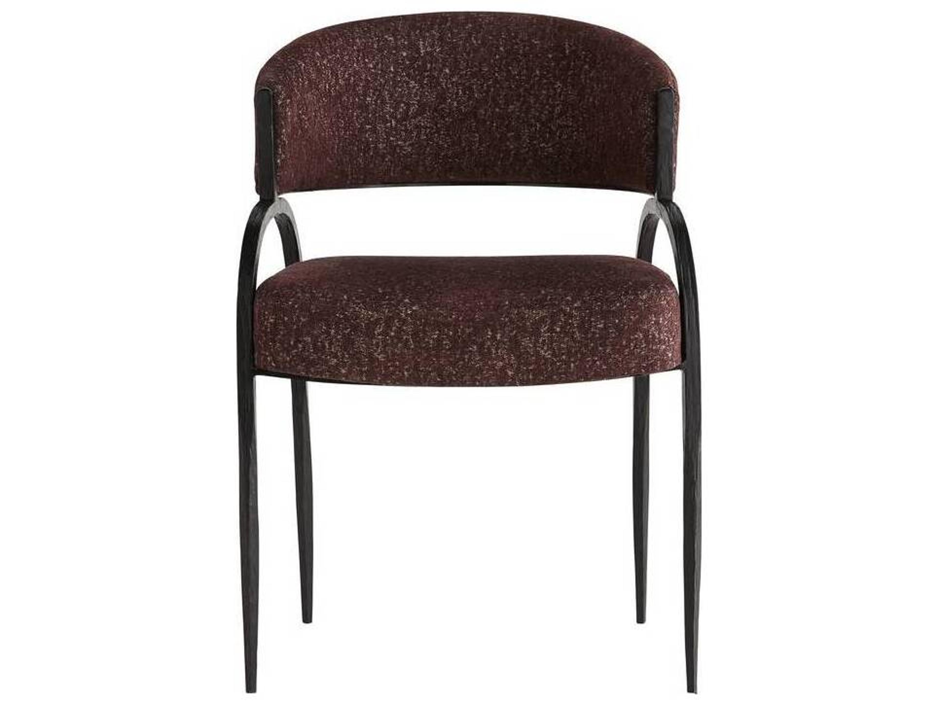 Bahati Chair in Bordeaux Chenille