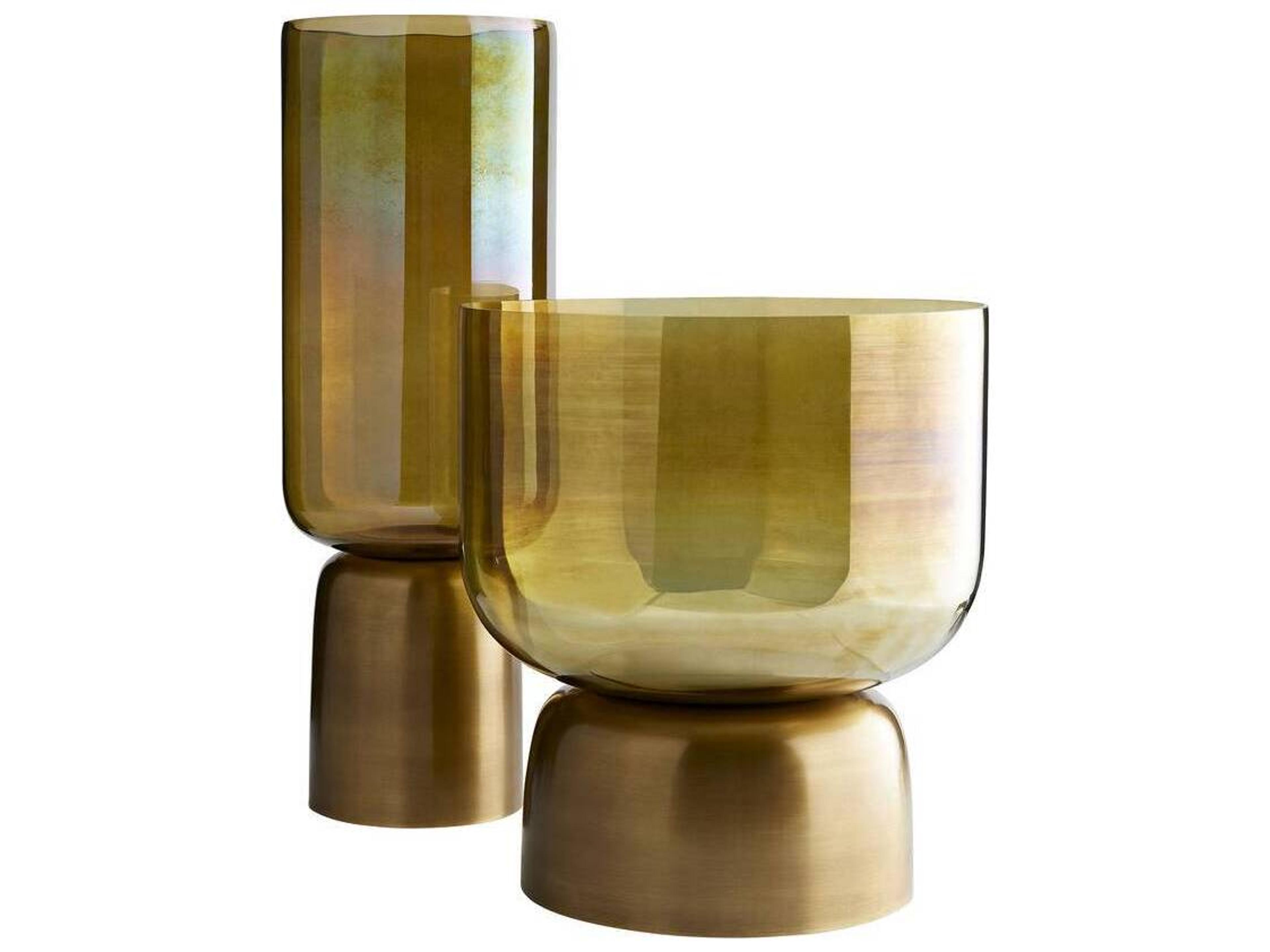 Arteriors Home Burnt Smoke Luster Vase