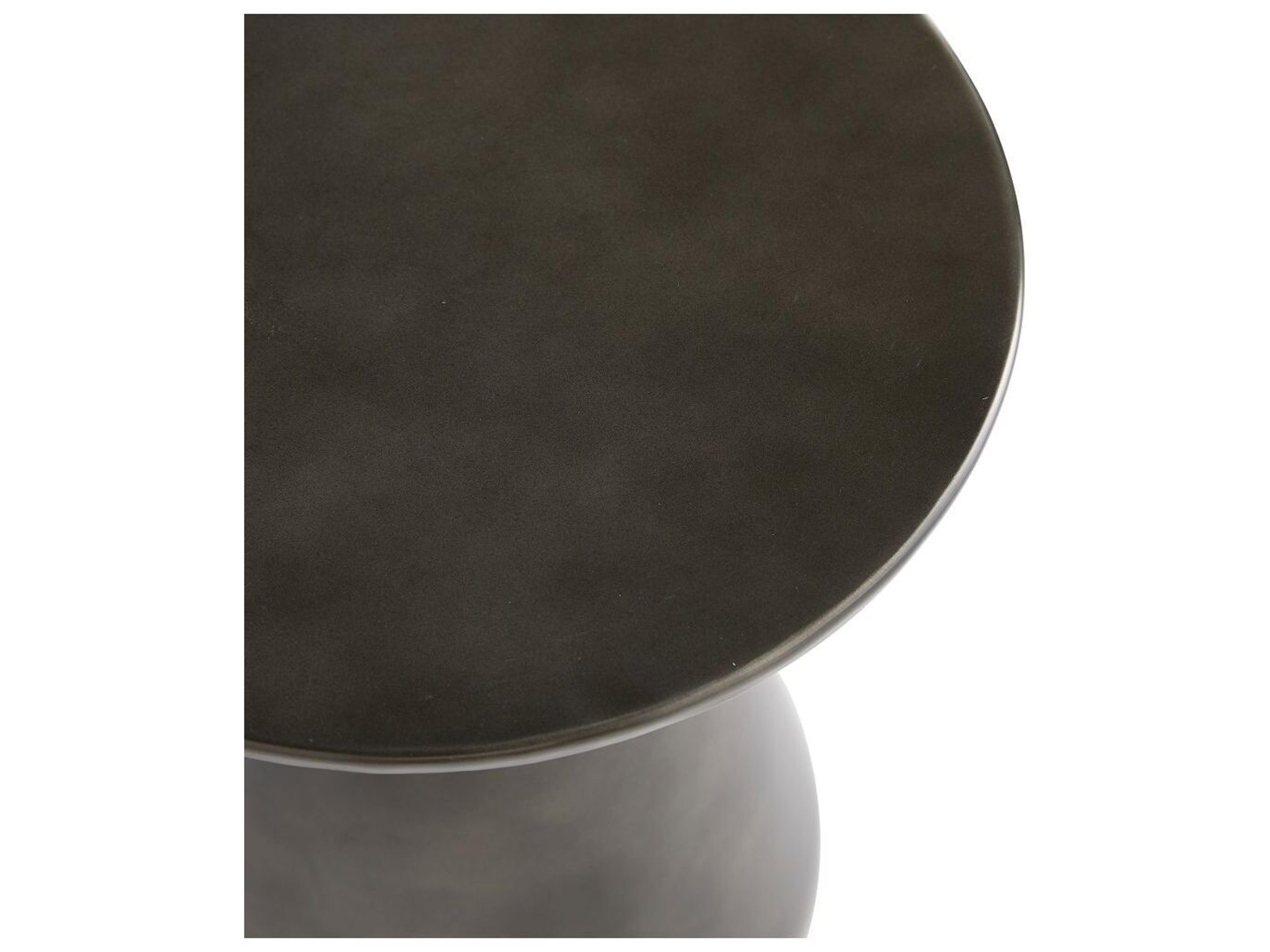 Arteriors Home Round Carbon Haven End Table