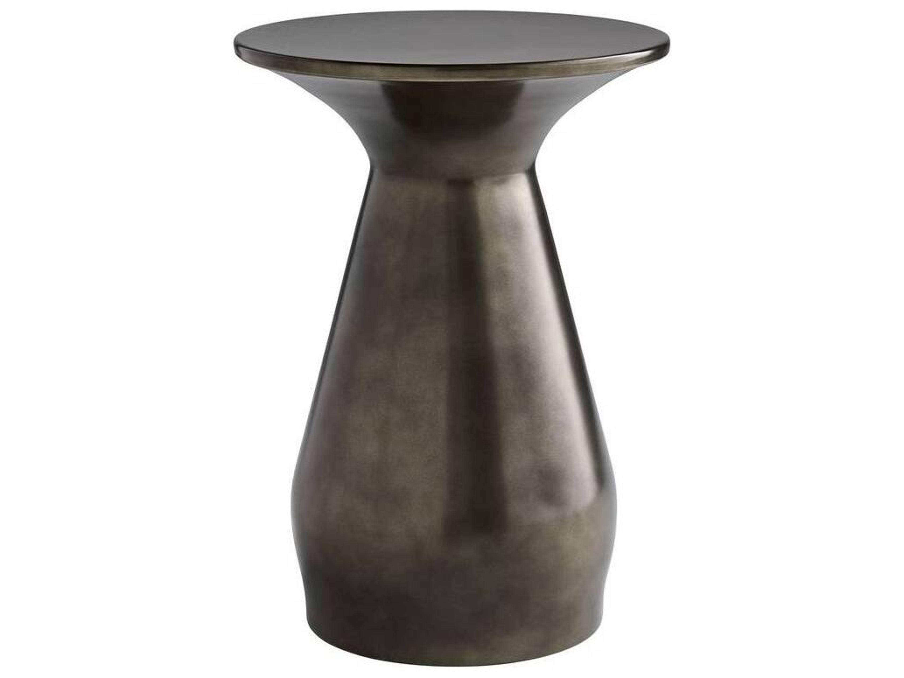 Haven Accent Table Sculptural Carbon Iron