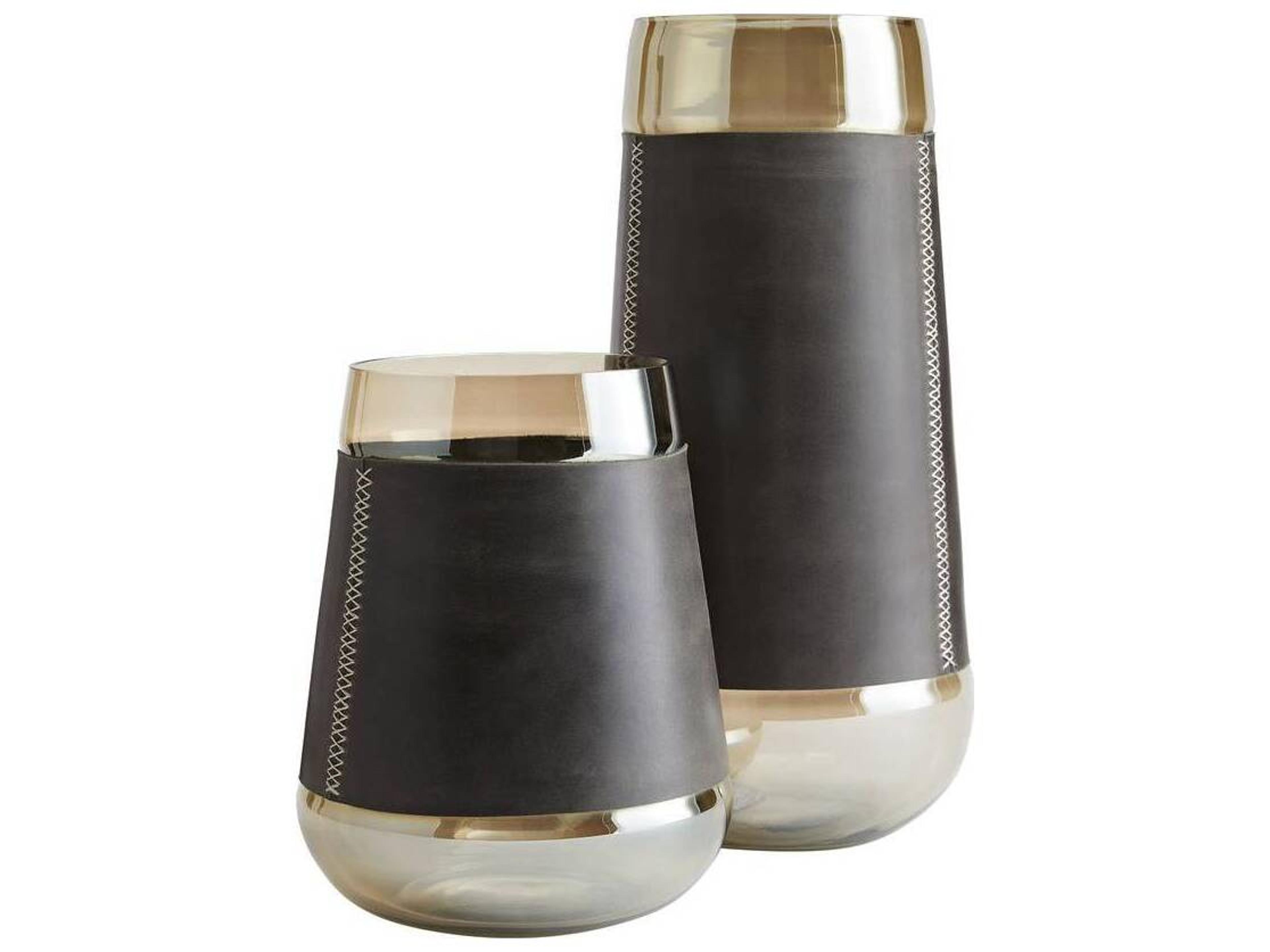 Arteriors Home Duncan Smoke Luster Vase