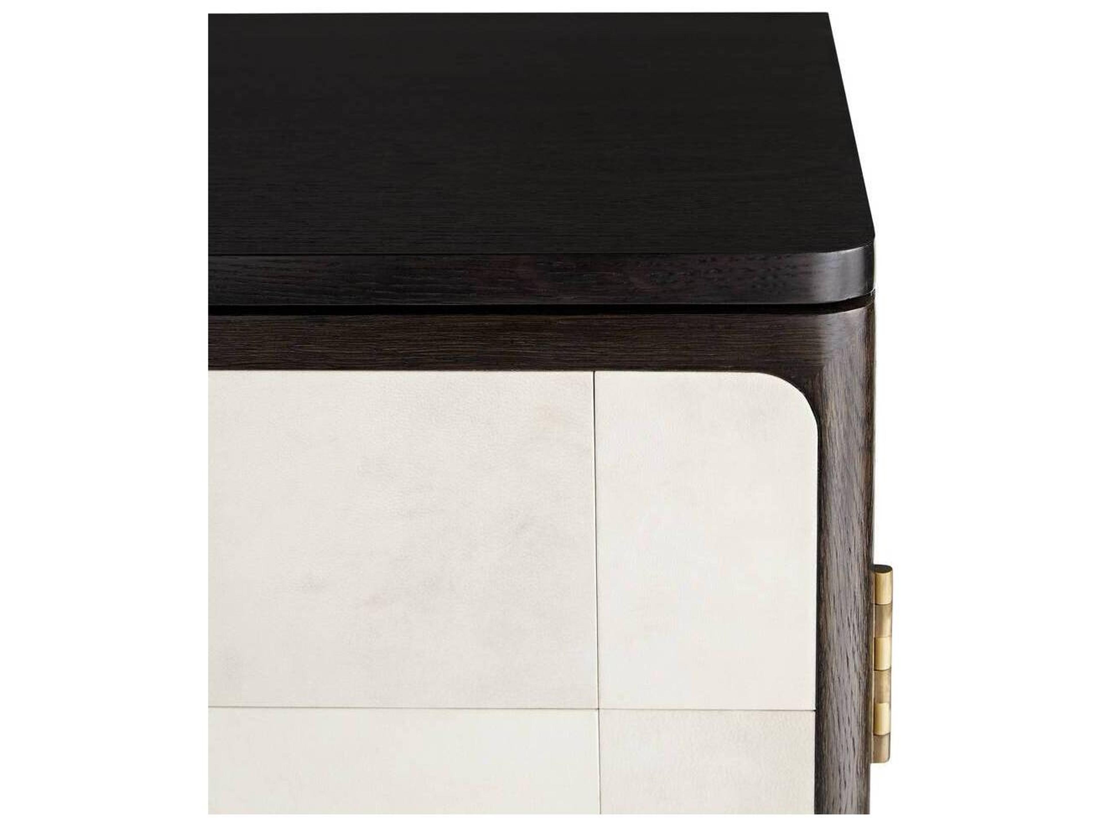 Arteriors Home Edison Ebony Brown Oak Wood Accent Chest