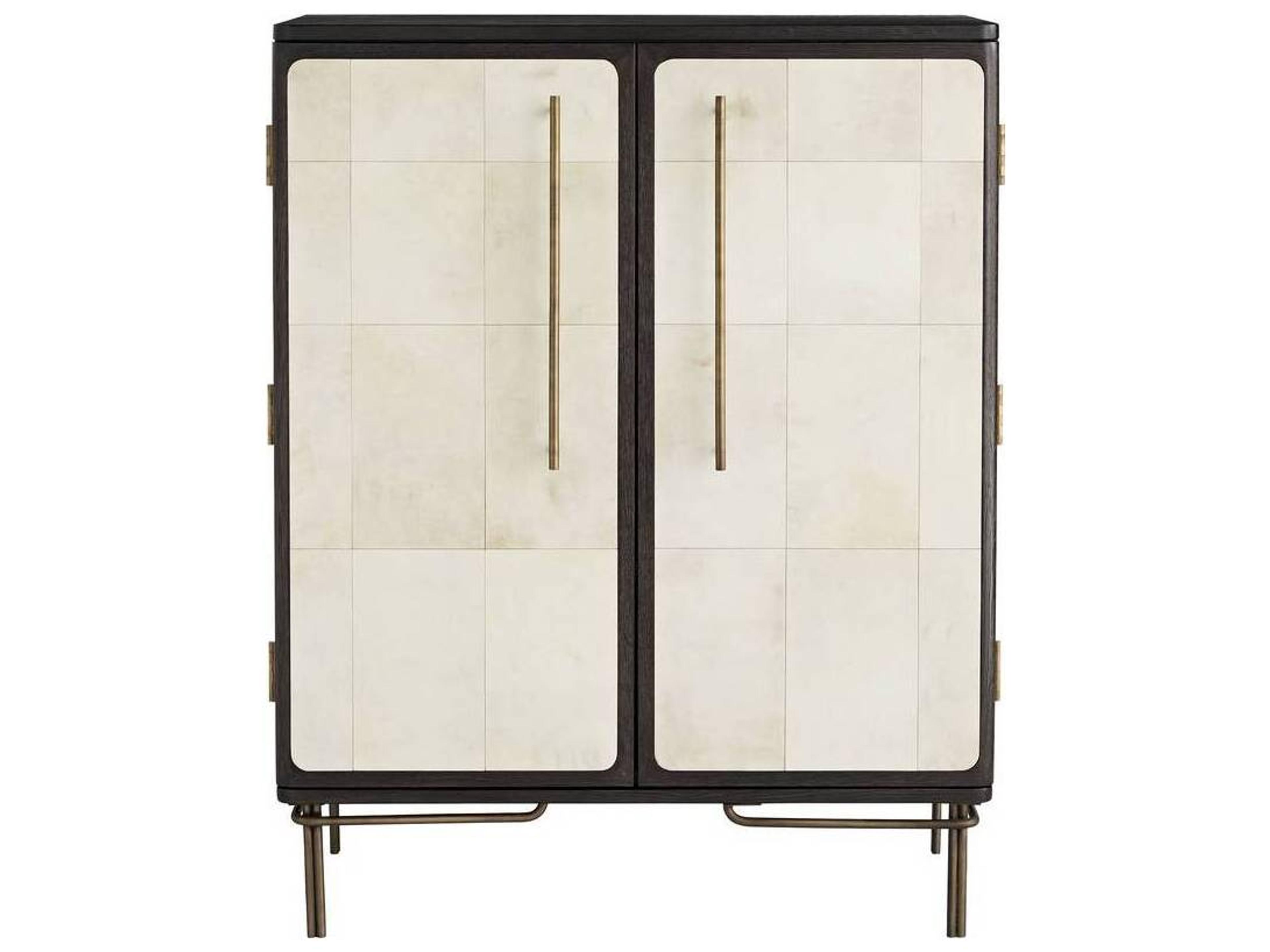 Arteriors Home Edison Ebony Brown Oak Wood Accent Chest