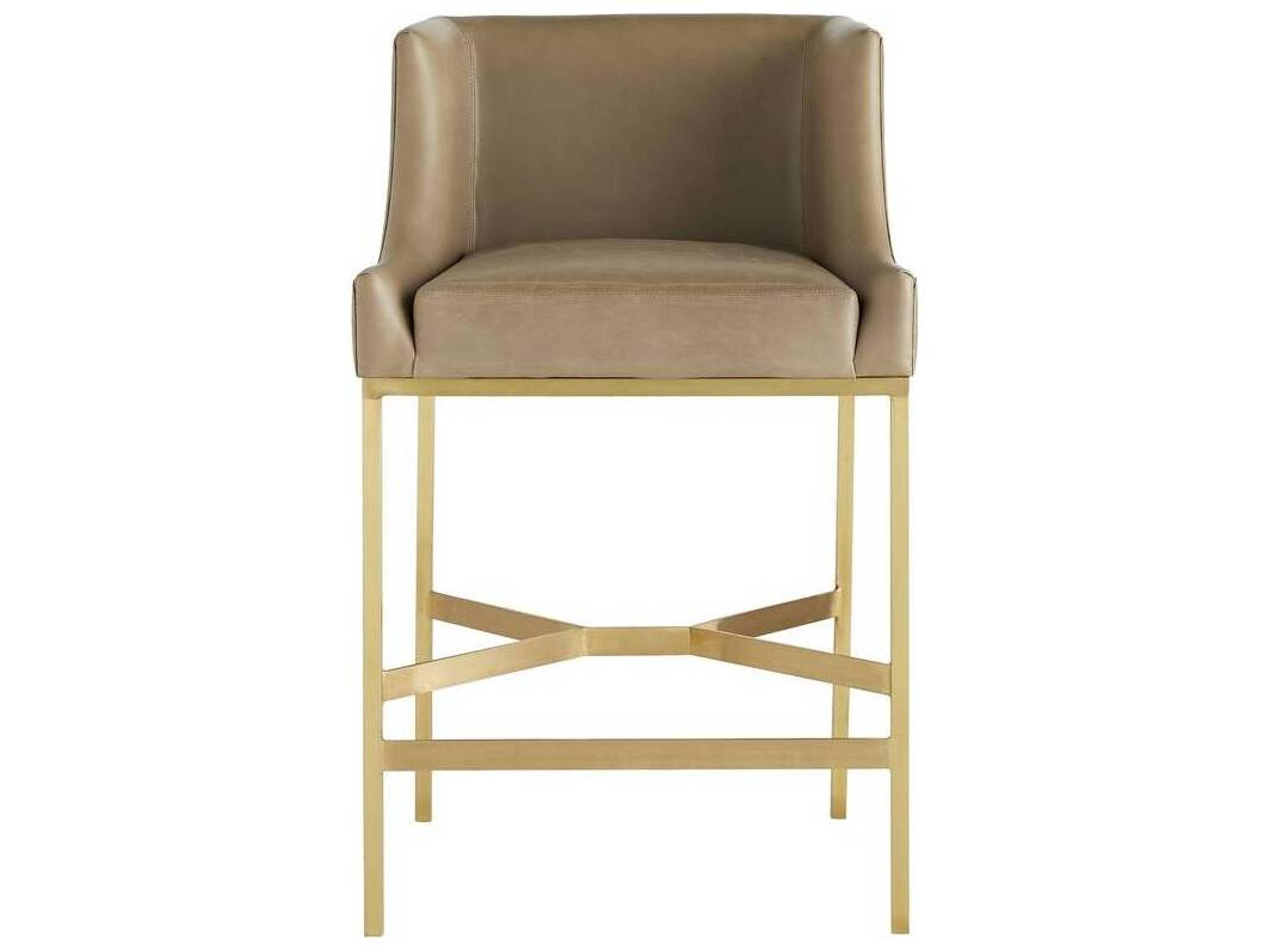 Arteriors Home Morel Leather Counter Stool Dalia