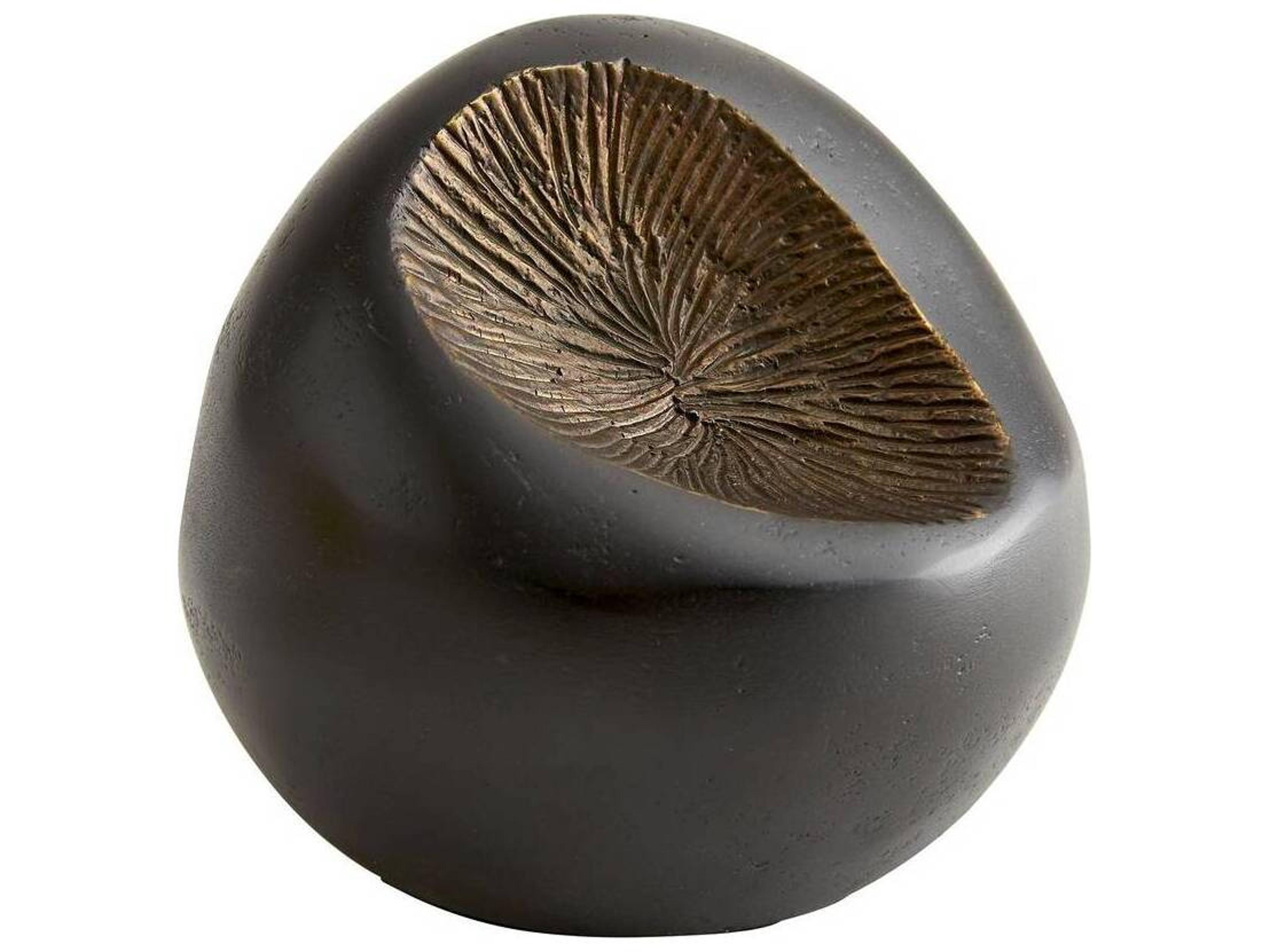 Arteriors Home Ida Antique Brass Vintage Bronze Sculpture Set of 2