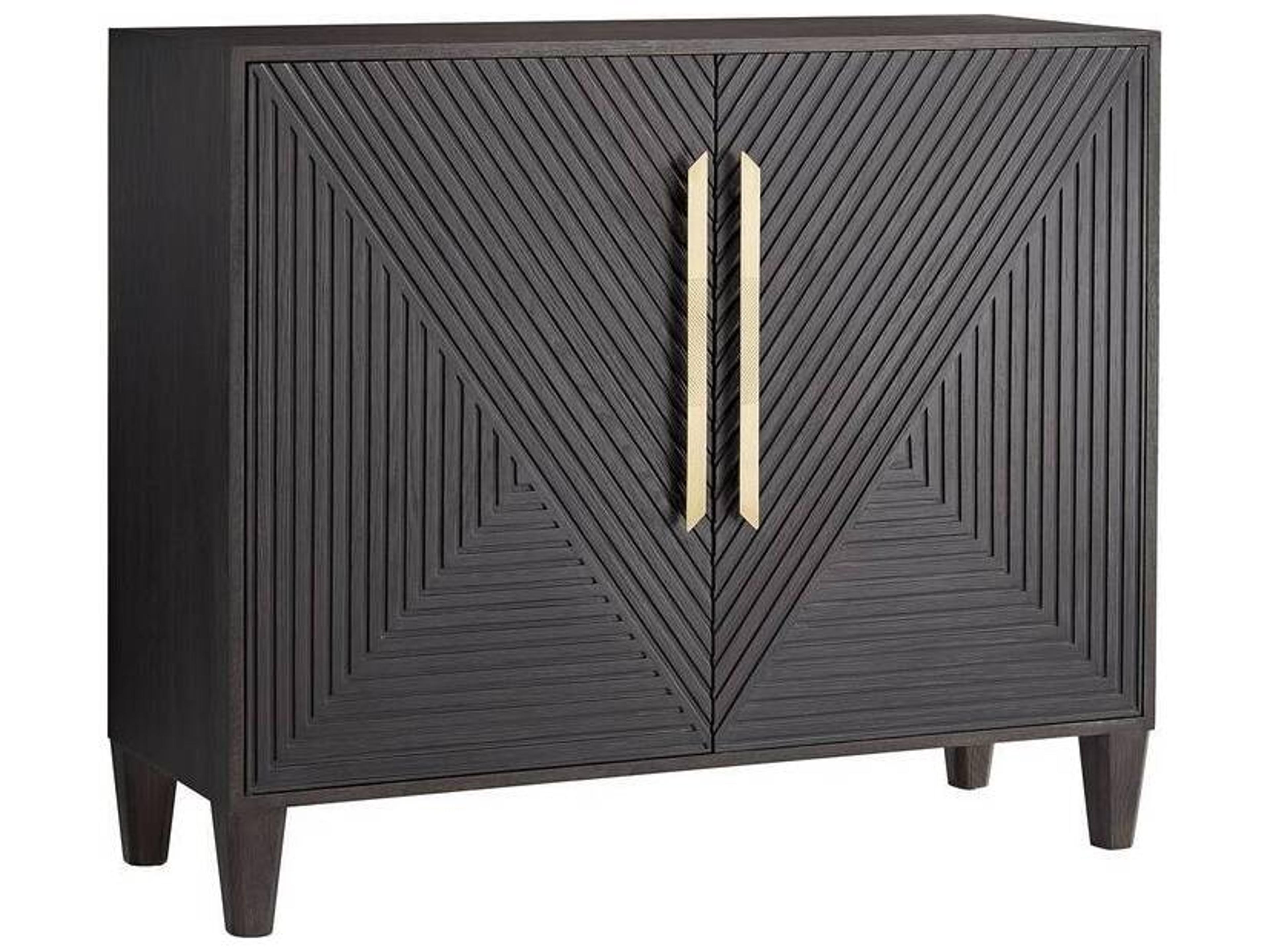 Arteriors Home Hendrix Ebony Black Oak Wood Accent Chest