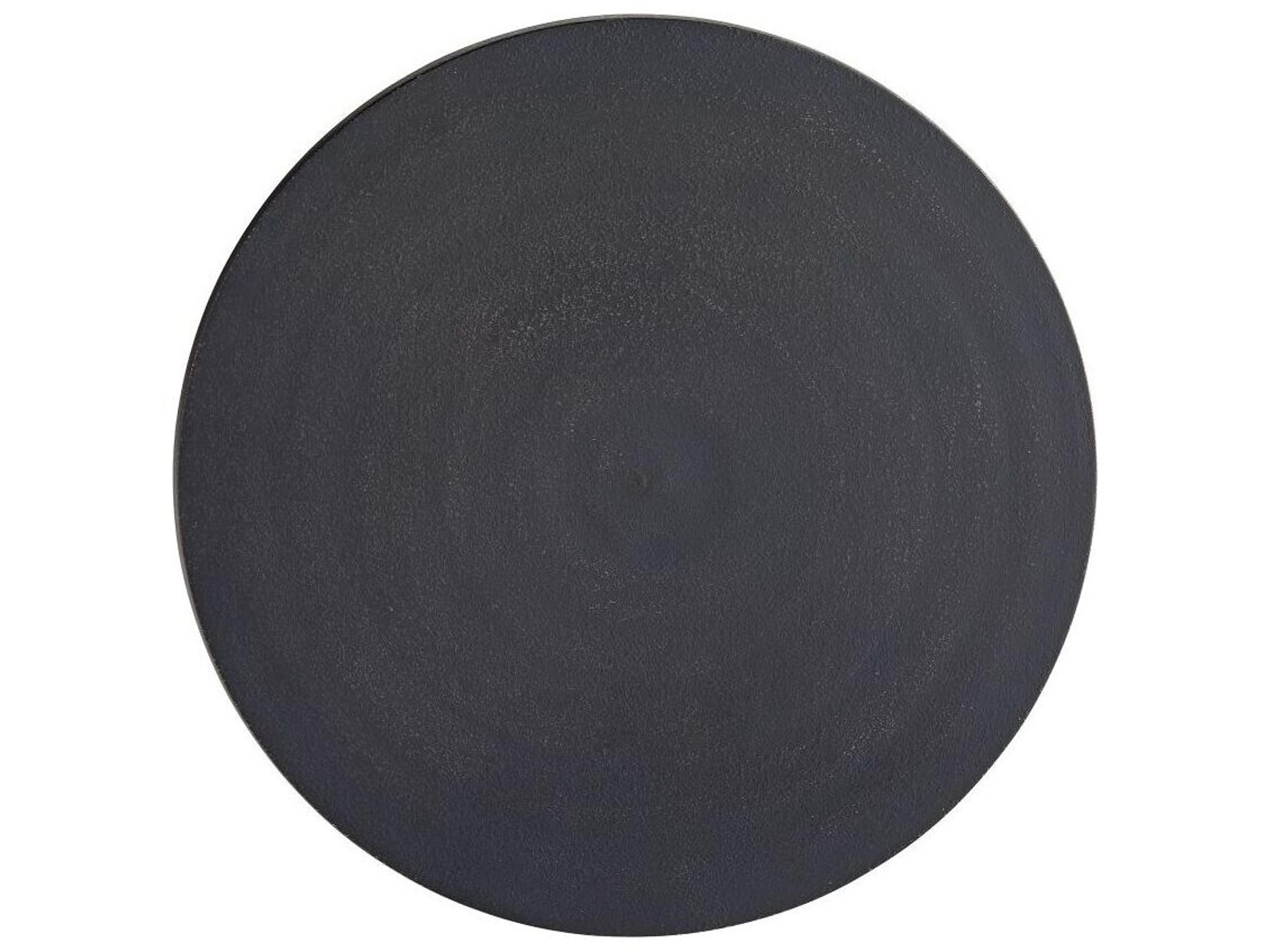 Arteriors Home Round Metal Charcoal Huntlee End Table