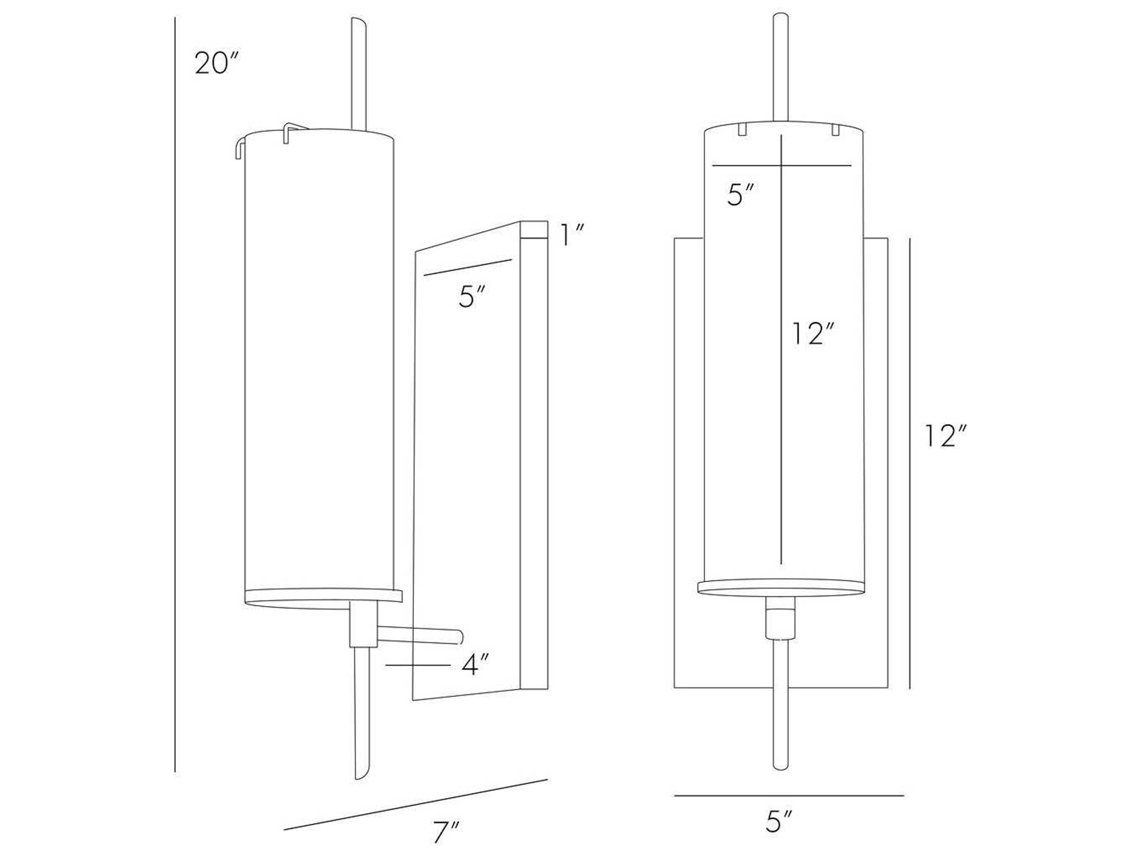 Arteriors Home Stefan 1-Light Vintage Silver With Frosted Glass Wall Sconce