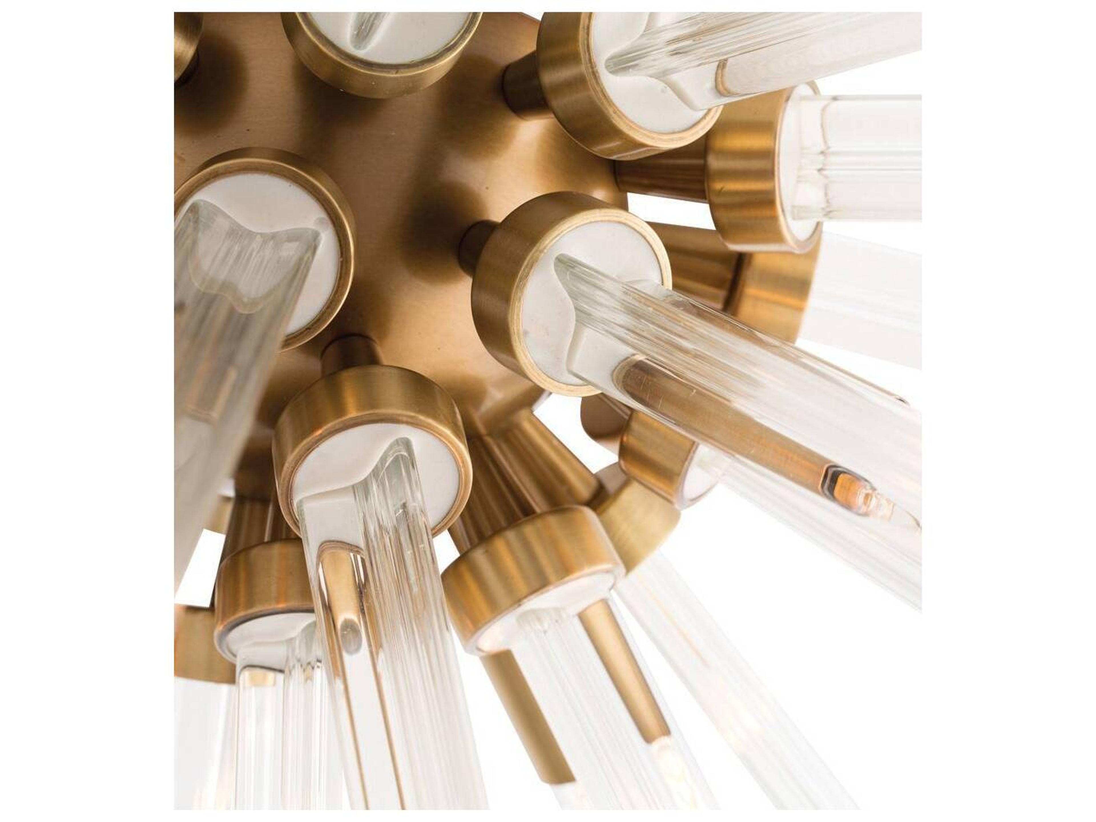 Arteriors Home Hanley 4-Light Antique Brass Sputnik Flush Mount