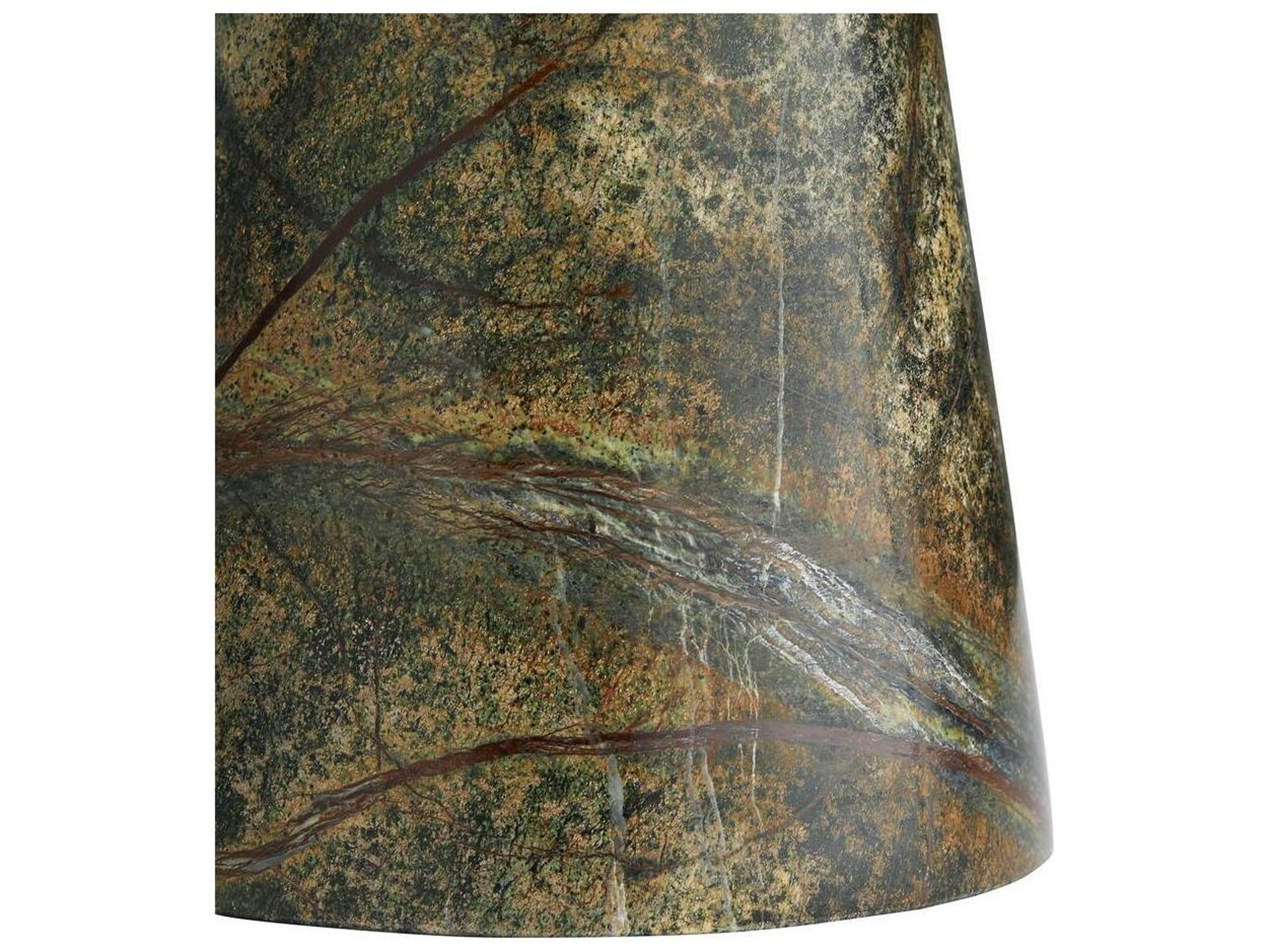 Arteriors Home Round Marble Jungle Icarius End Table