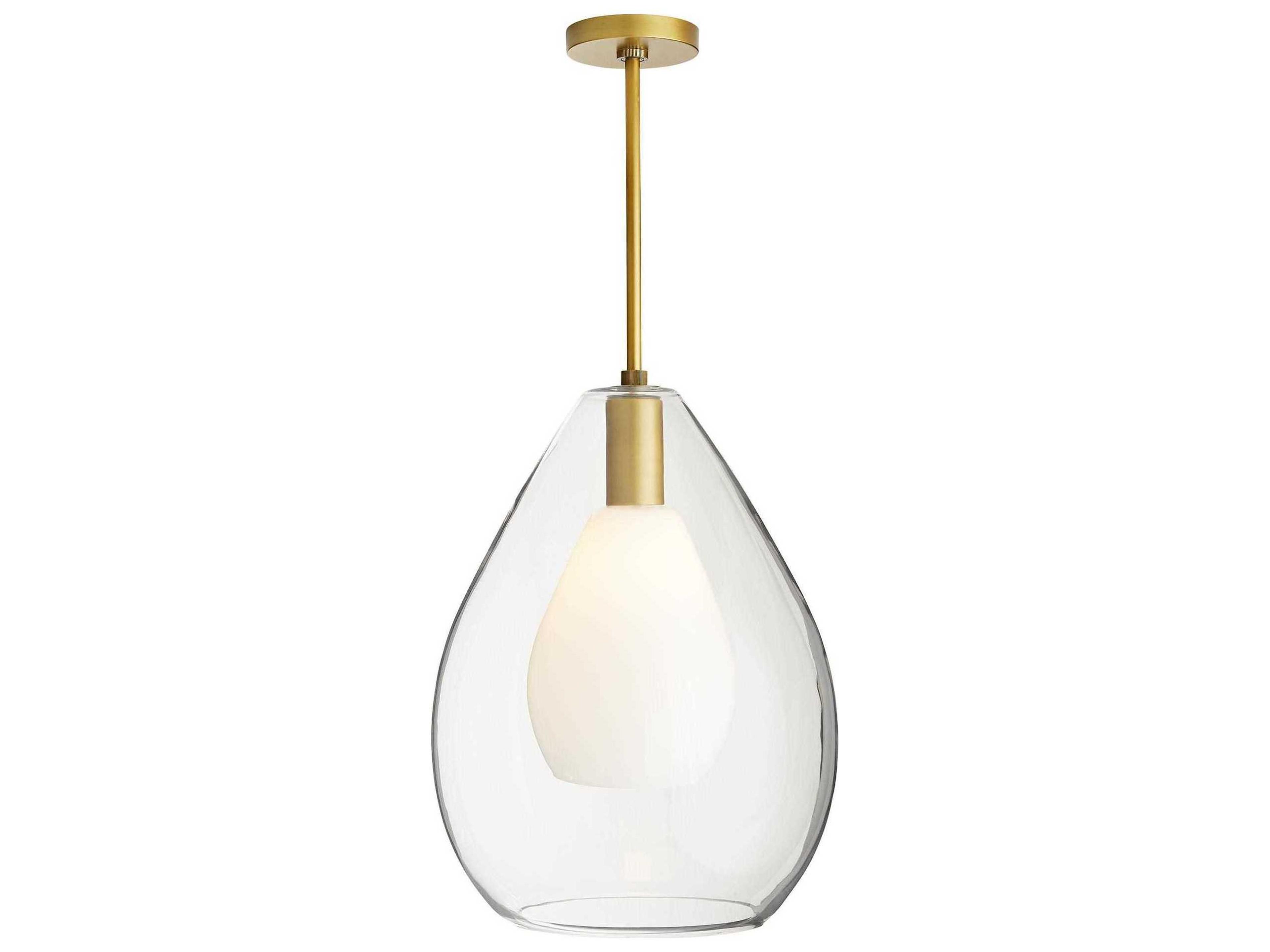 Arteriors Home Nala  1-Light Antique Brass Pendant