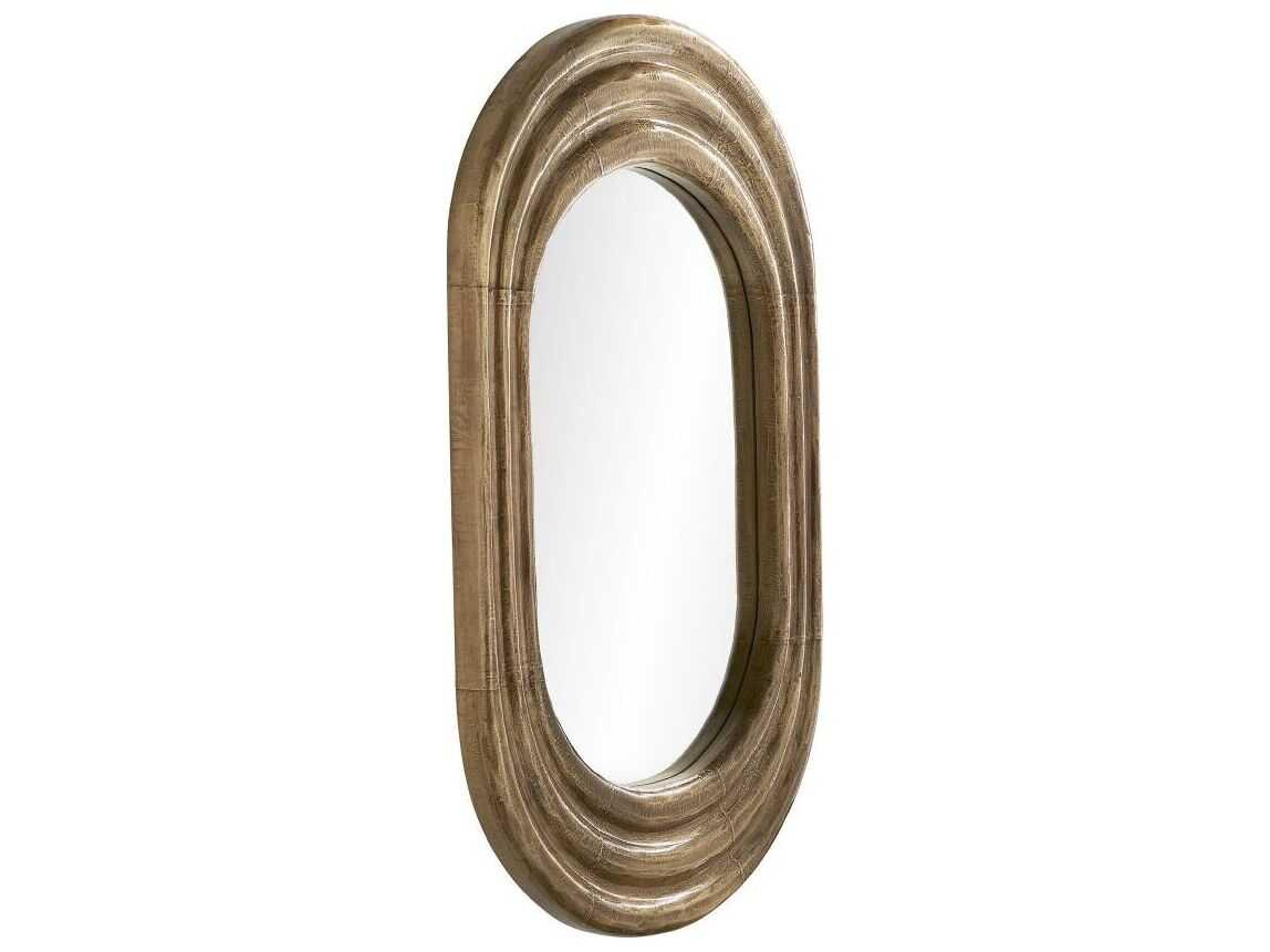 Georgina Mirror Dark Antique Brass