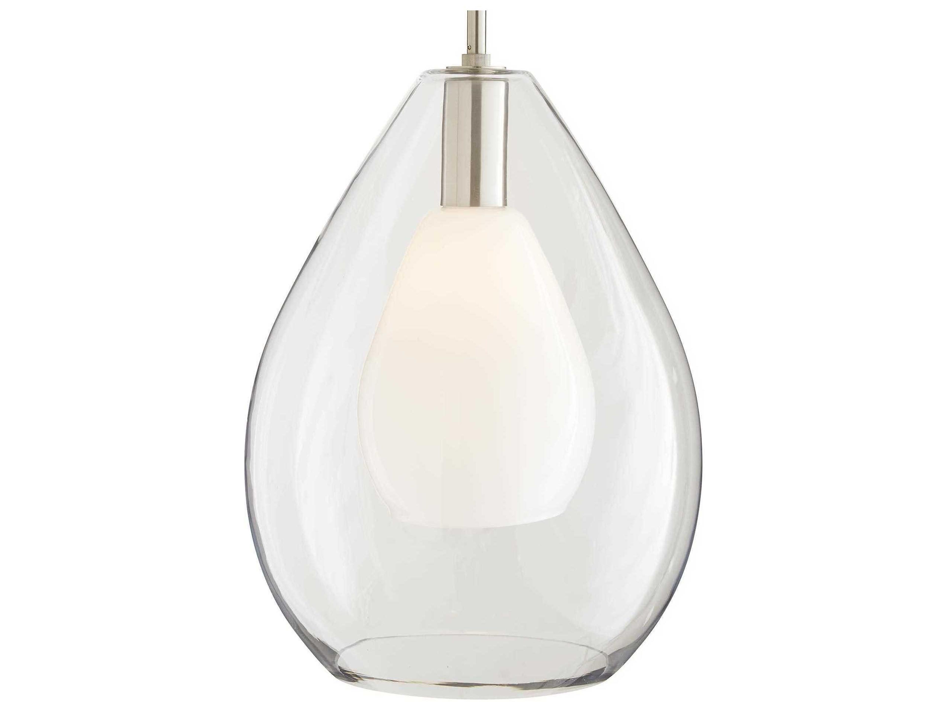 Arteriors Home Nala  1-Light Brushed Nickel Pendant
