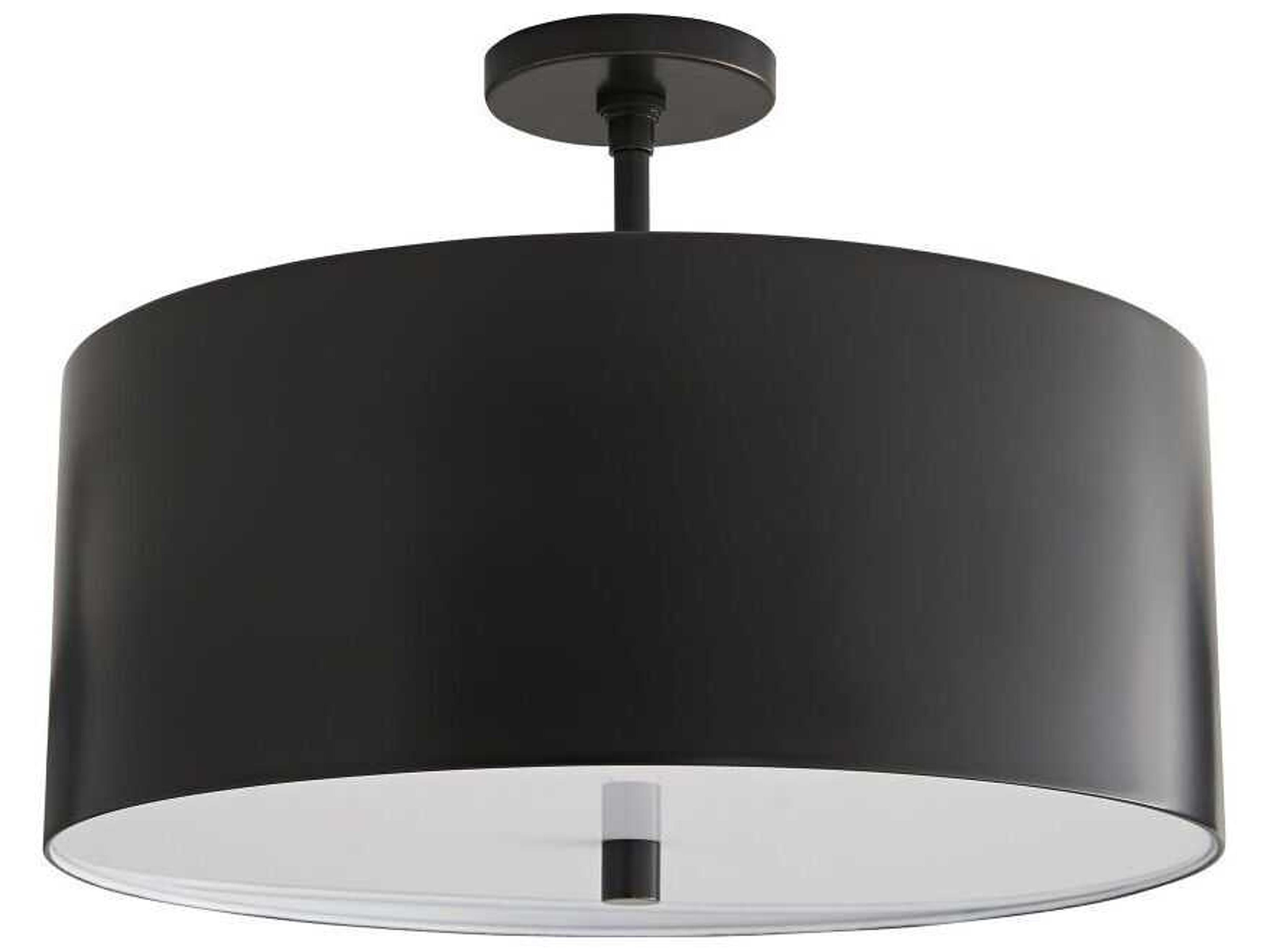 Arteriors Home Tarbell 3-Light Bronze Semi Flush Mount