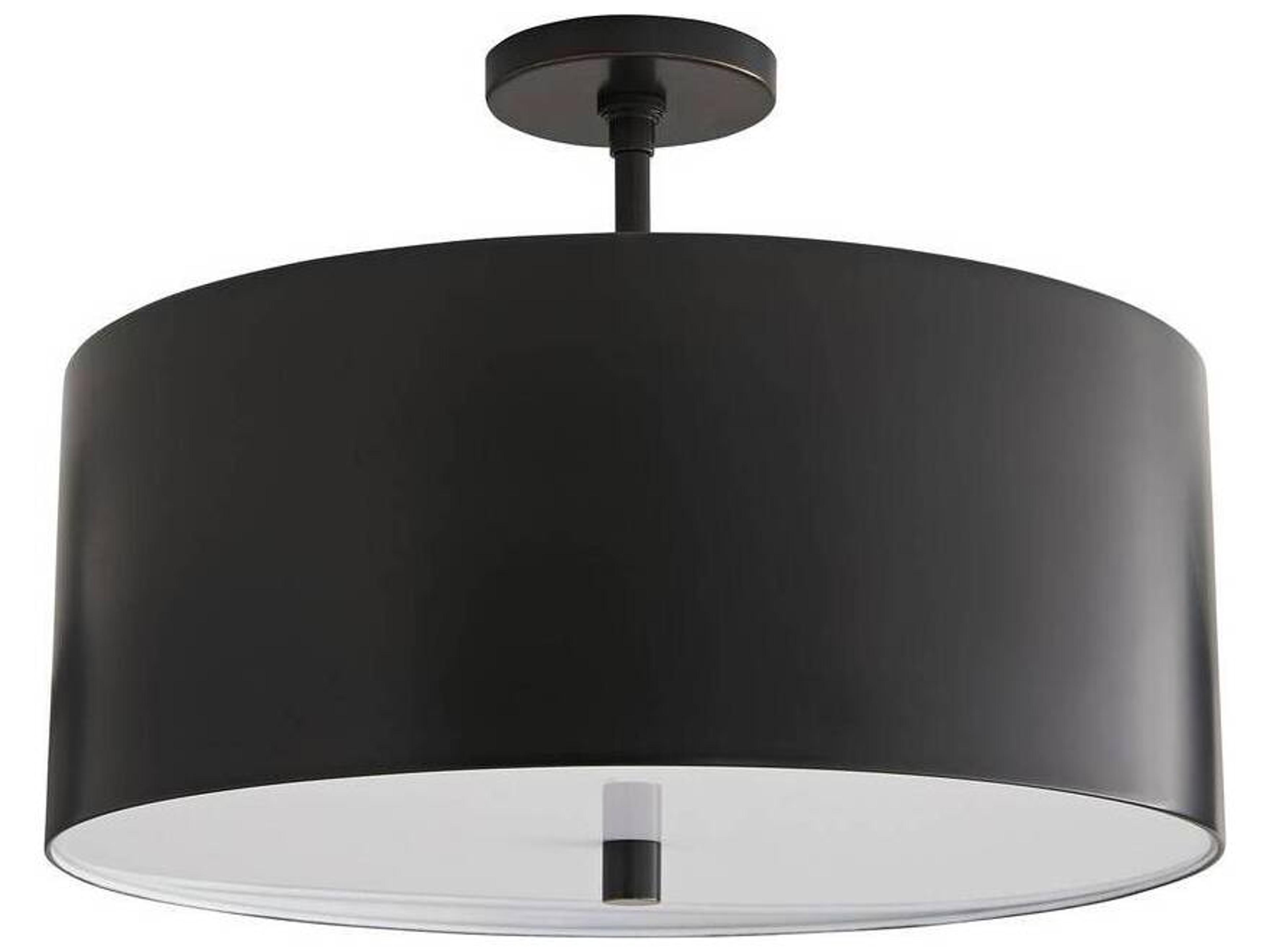Arteriors Home Tarbell 3-Light Bronze Semi Flush Mount