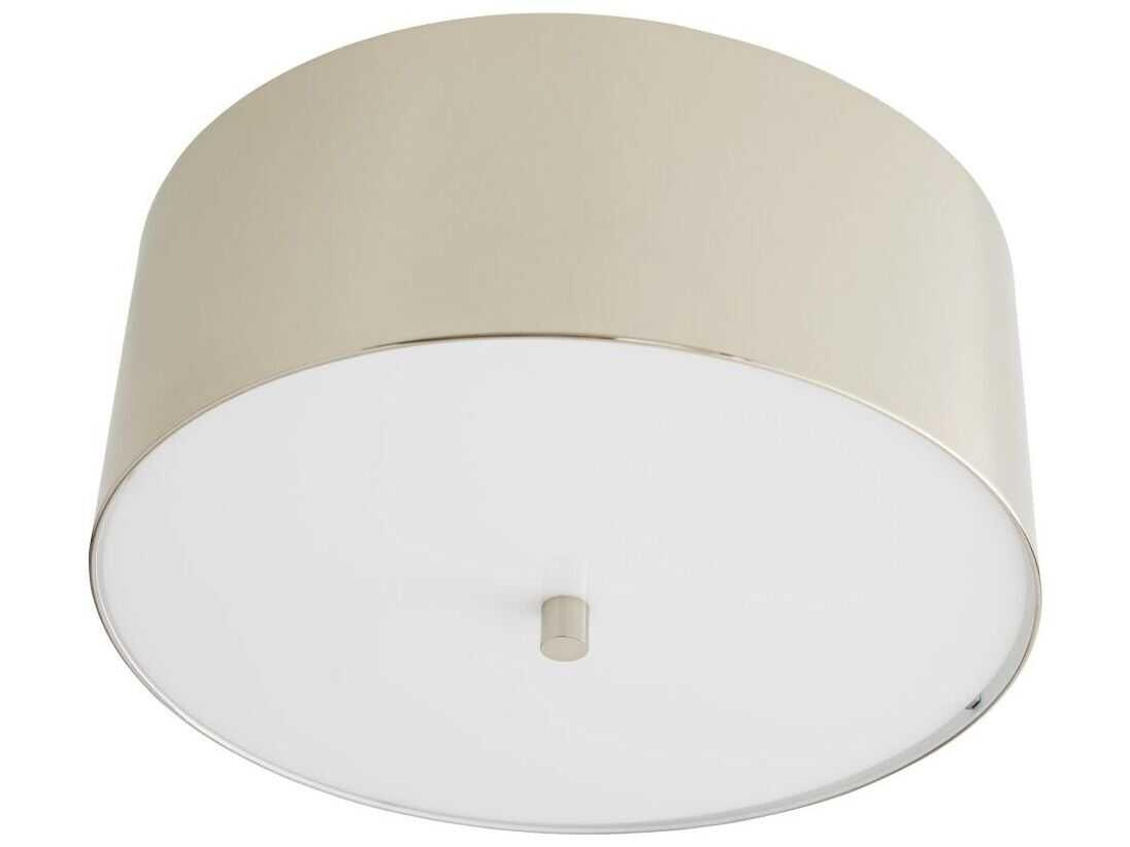 Arteriors Home Tarbell 3-Light Polished Nickel Semi Flush Mount