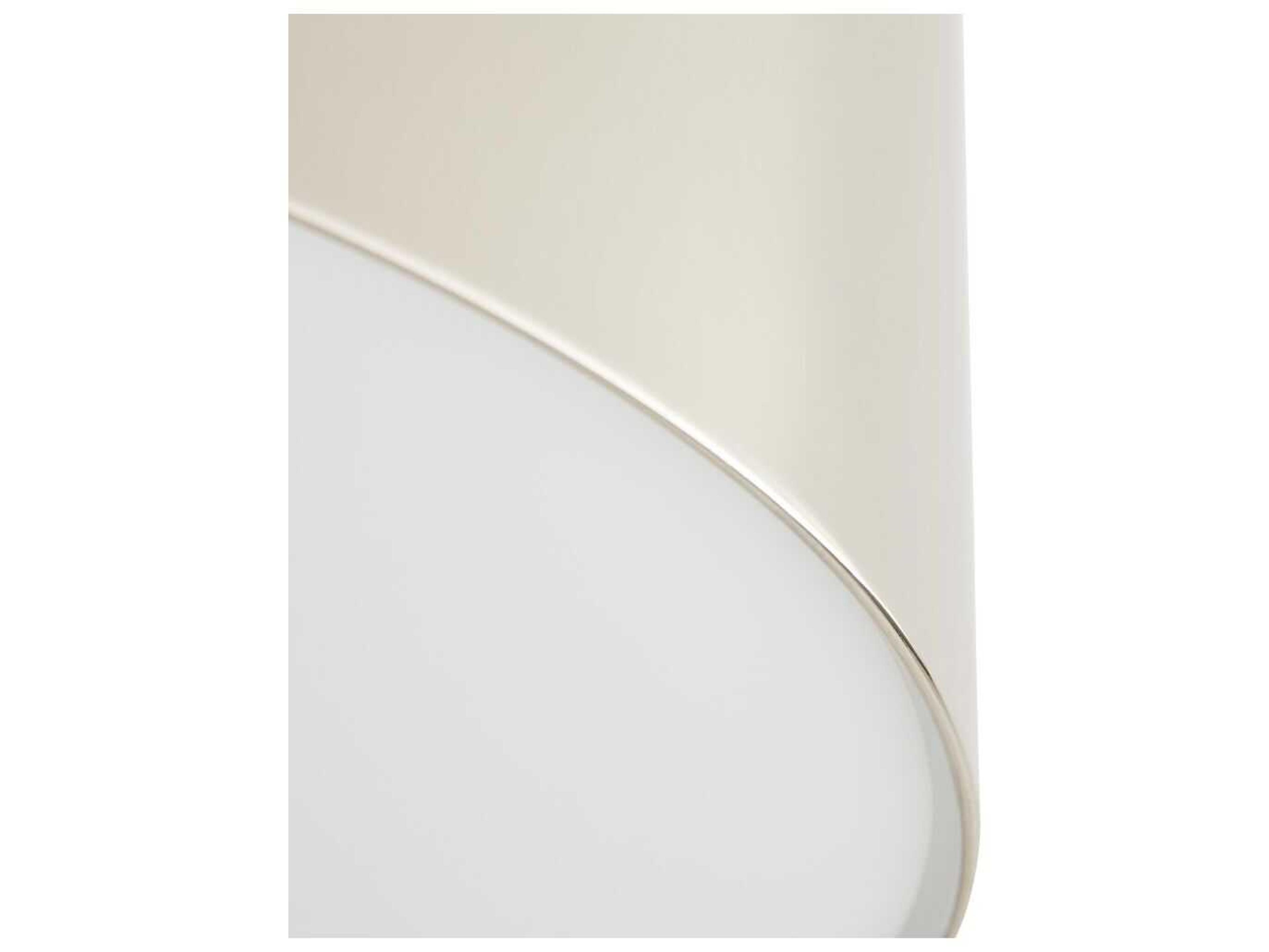 Arteriors Home Tarbell 3-Light Polished Nickel Semi Flush Mount