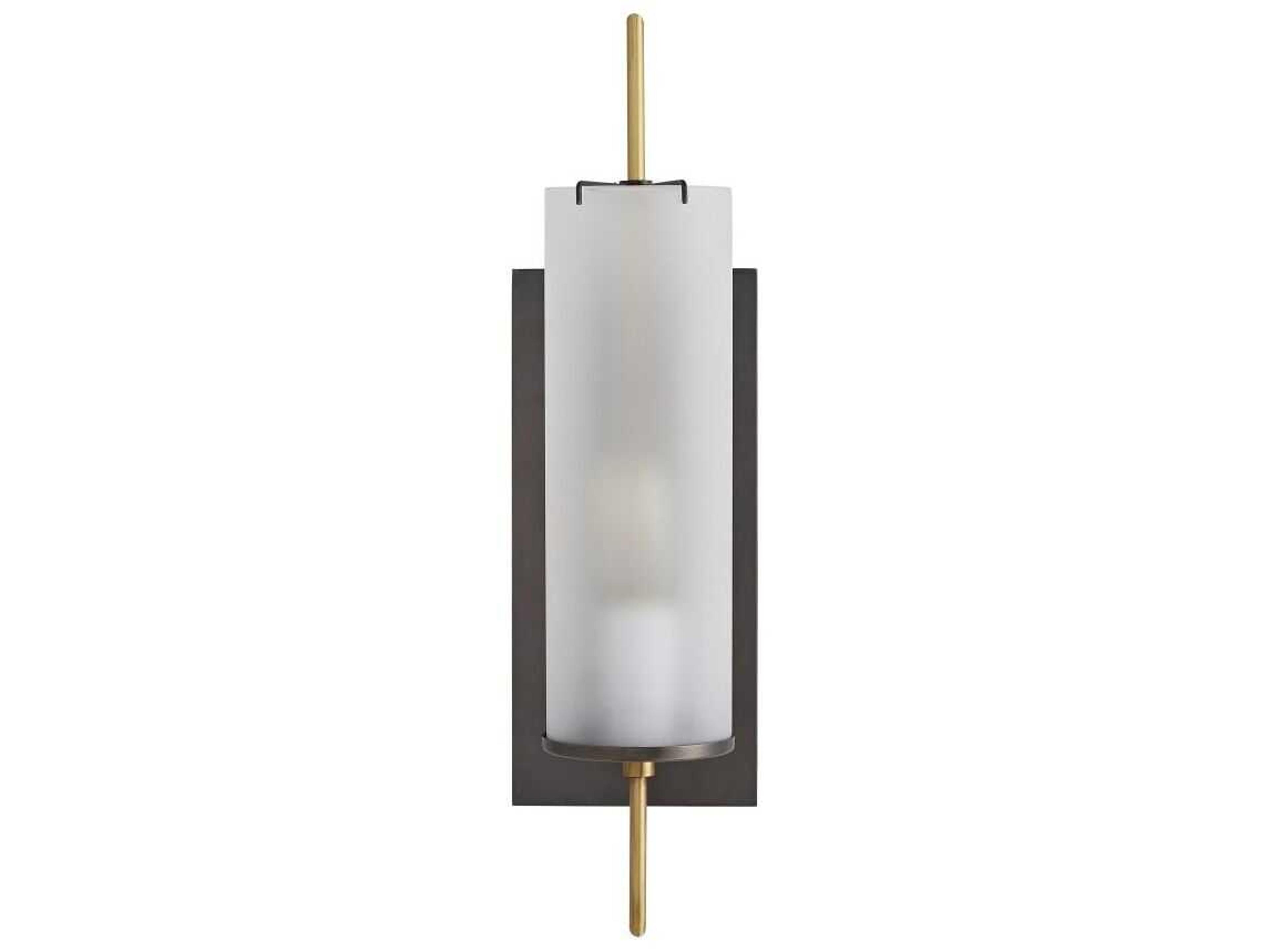 Arteriors Home Stefan 1-Light Bronze Antique Brass Wall Sconce
