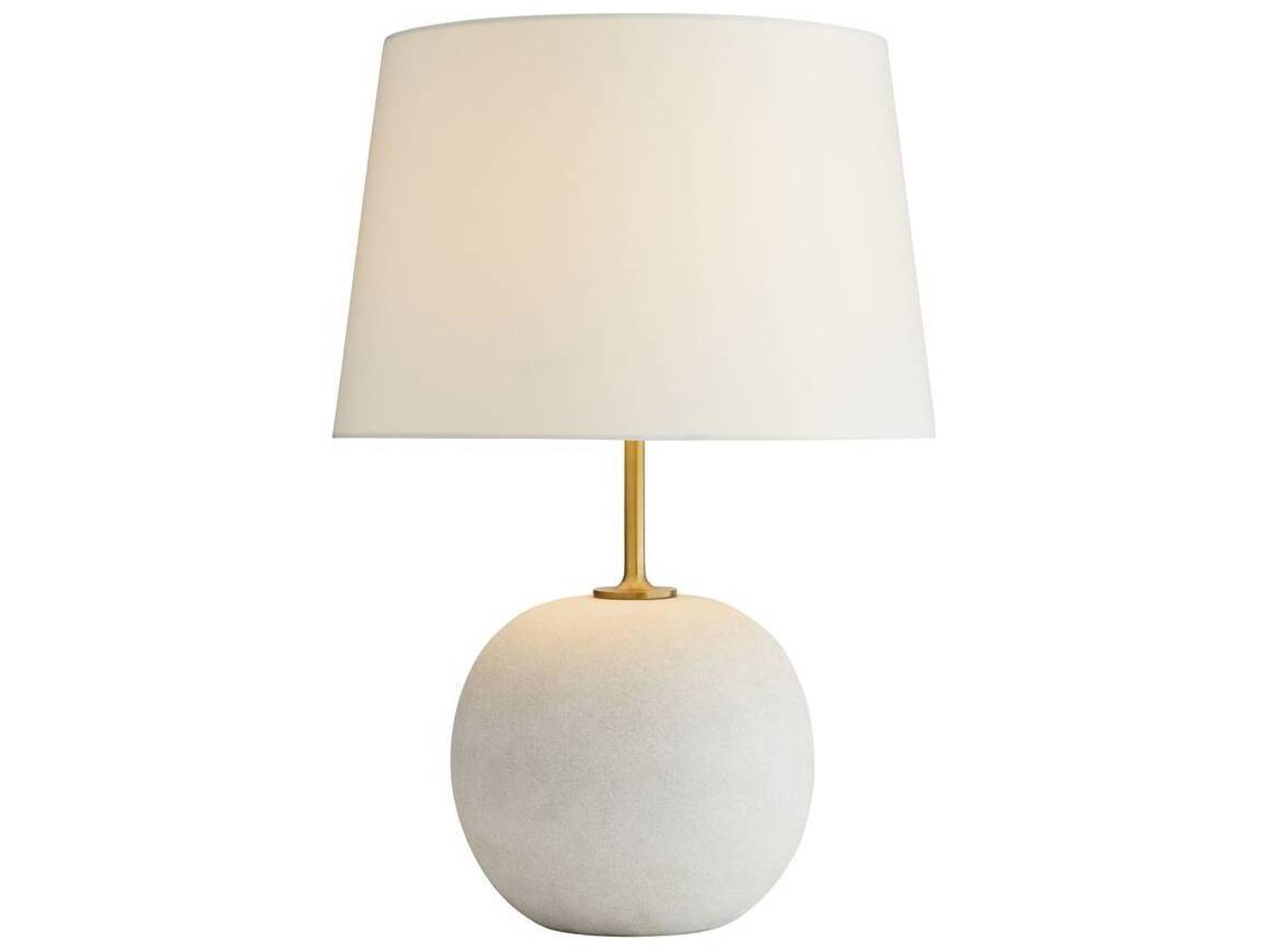 Colton Table Lamp Modern White Ricestone