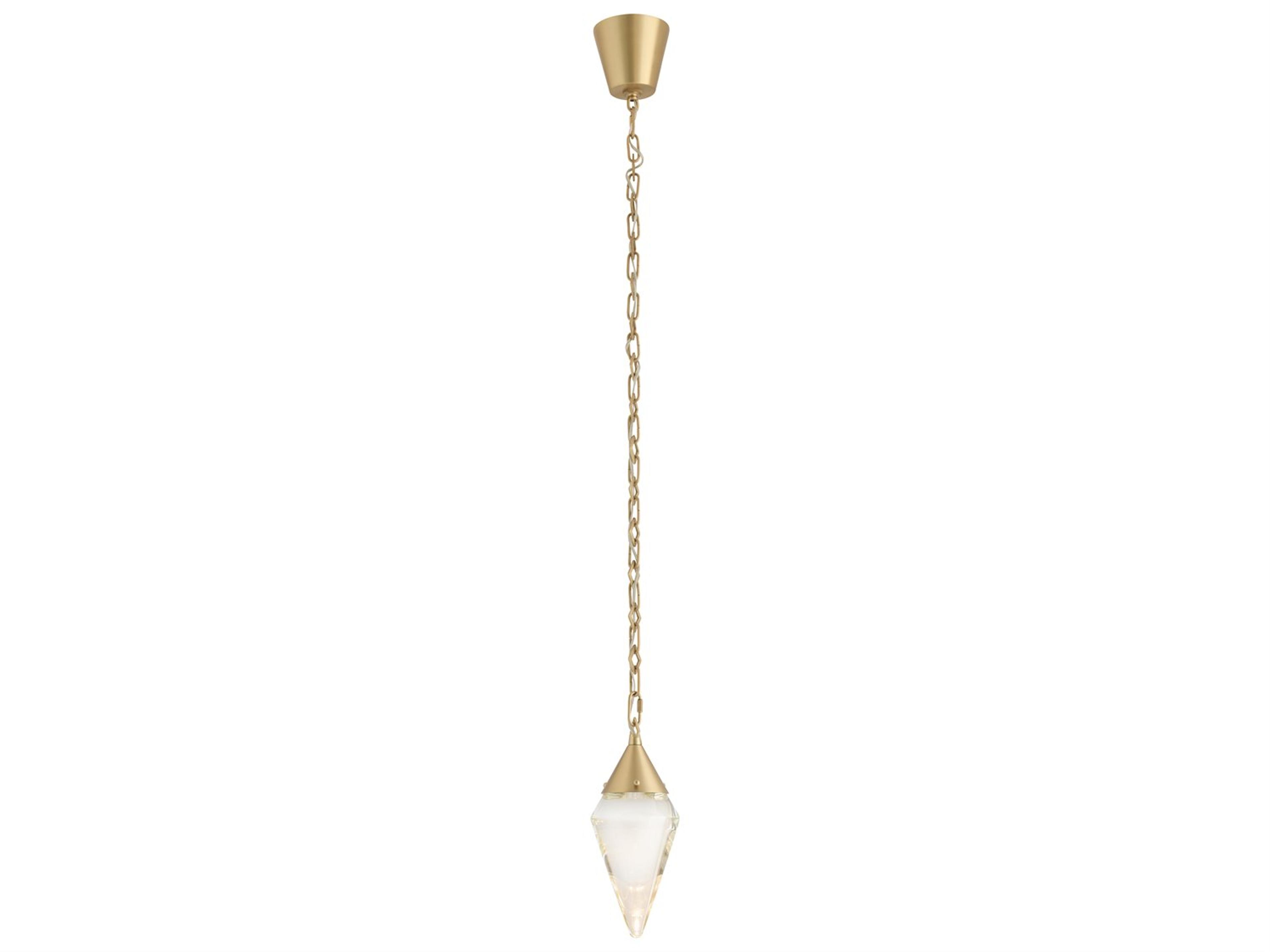 Arteriors Home Berkley 1-Light Antique Brass Geometric Mini Pendant