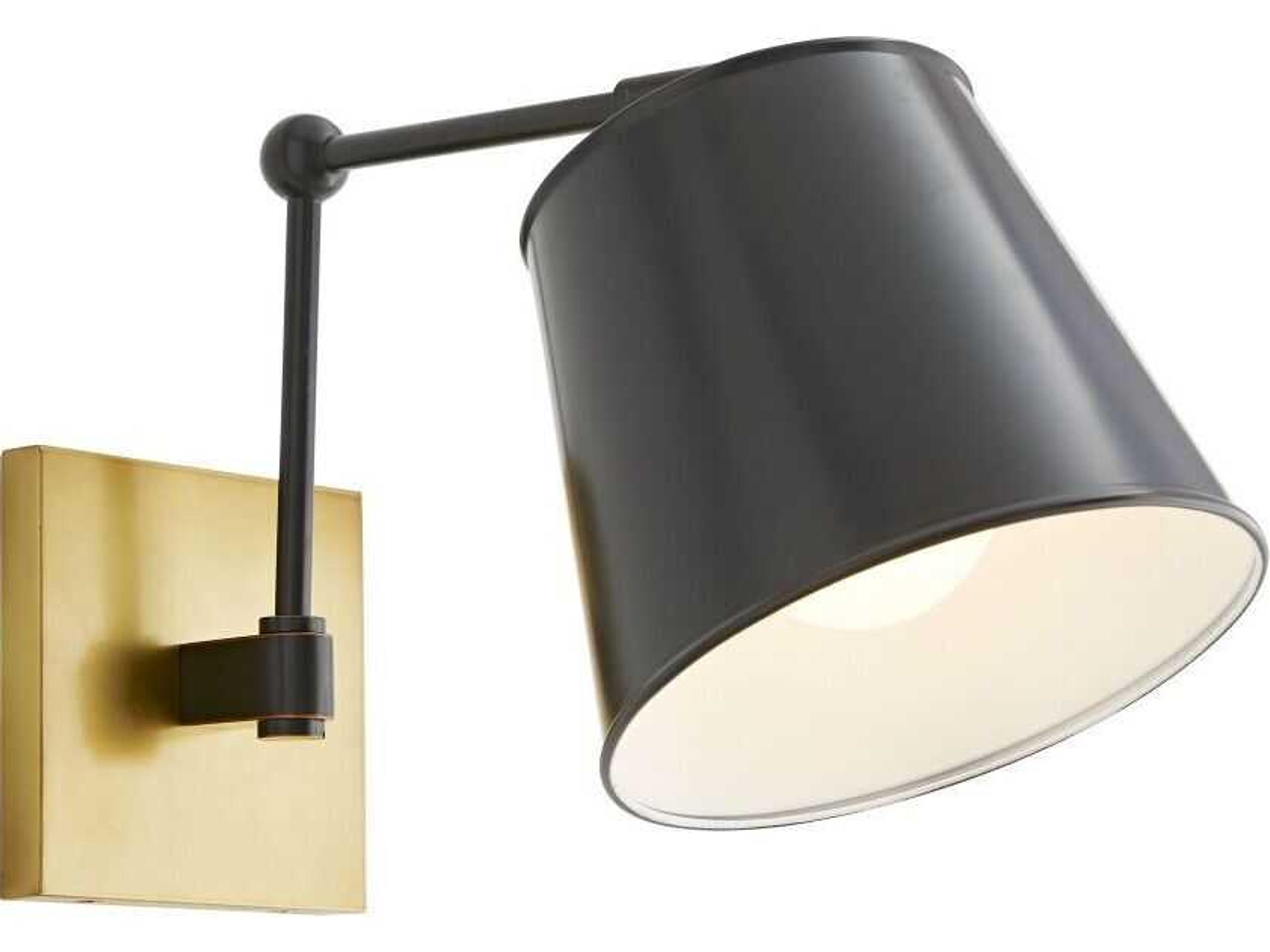 Arteriors Home Watson 1-Light Bronze Antique Brass Swing Wall Sconce