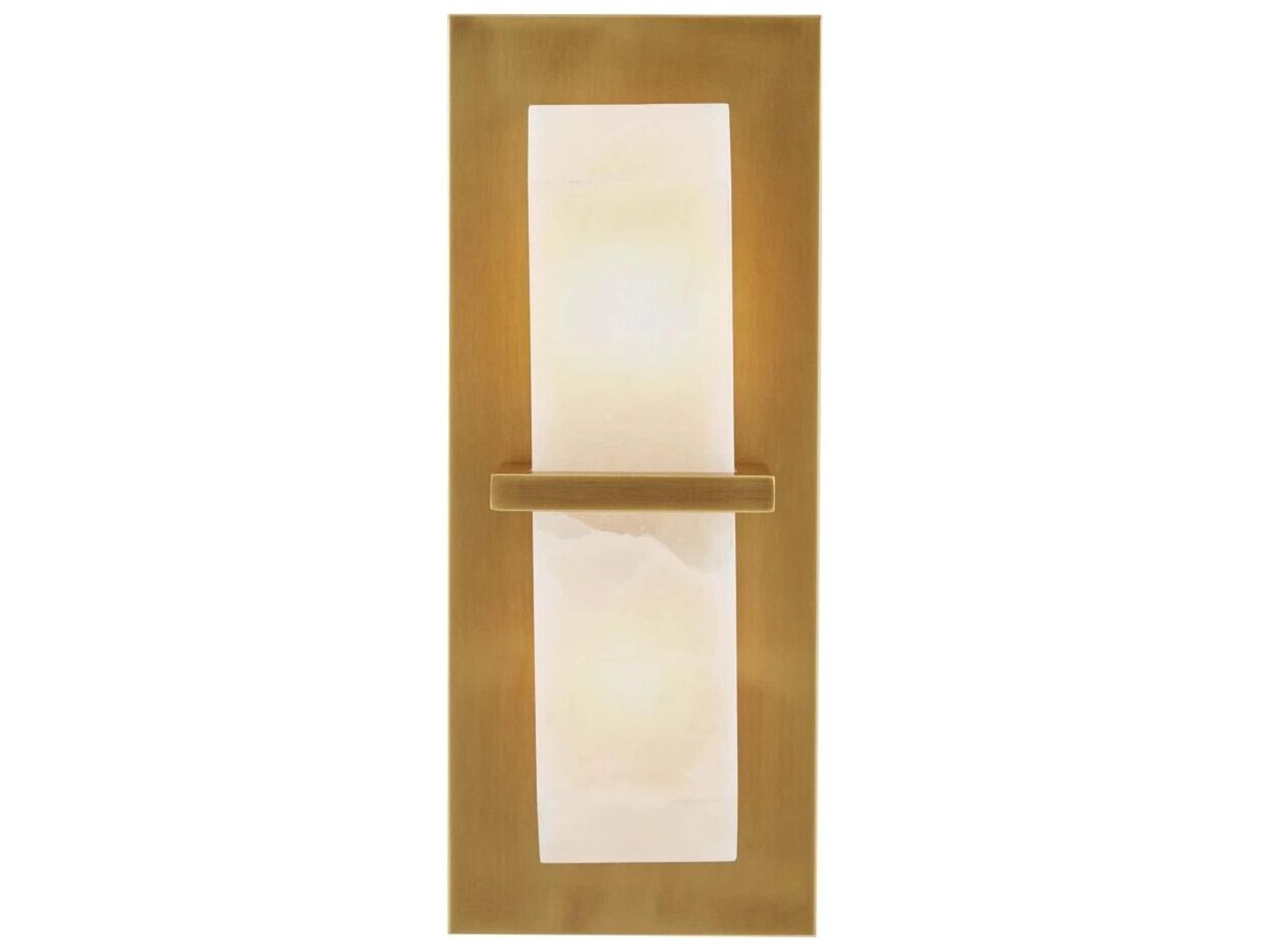Arteriors Redmond Wall Sconce in Antique Brass and Alabaster