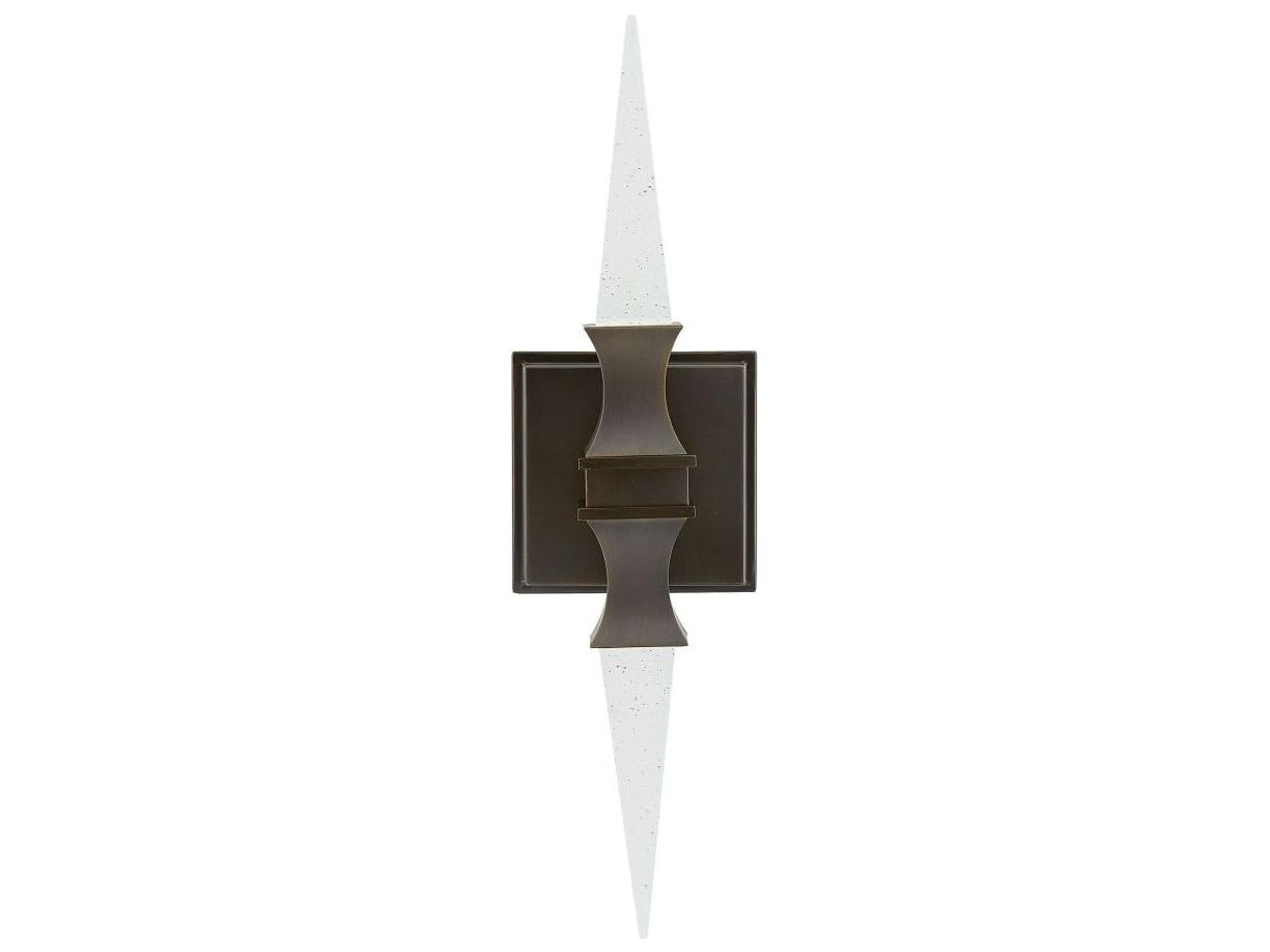Piper Wall Sconce in English Bronze and Crystal