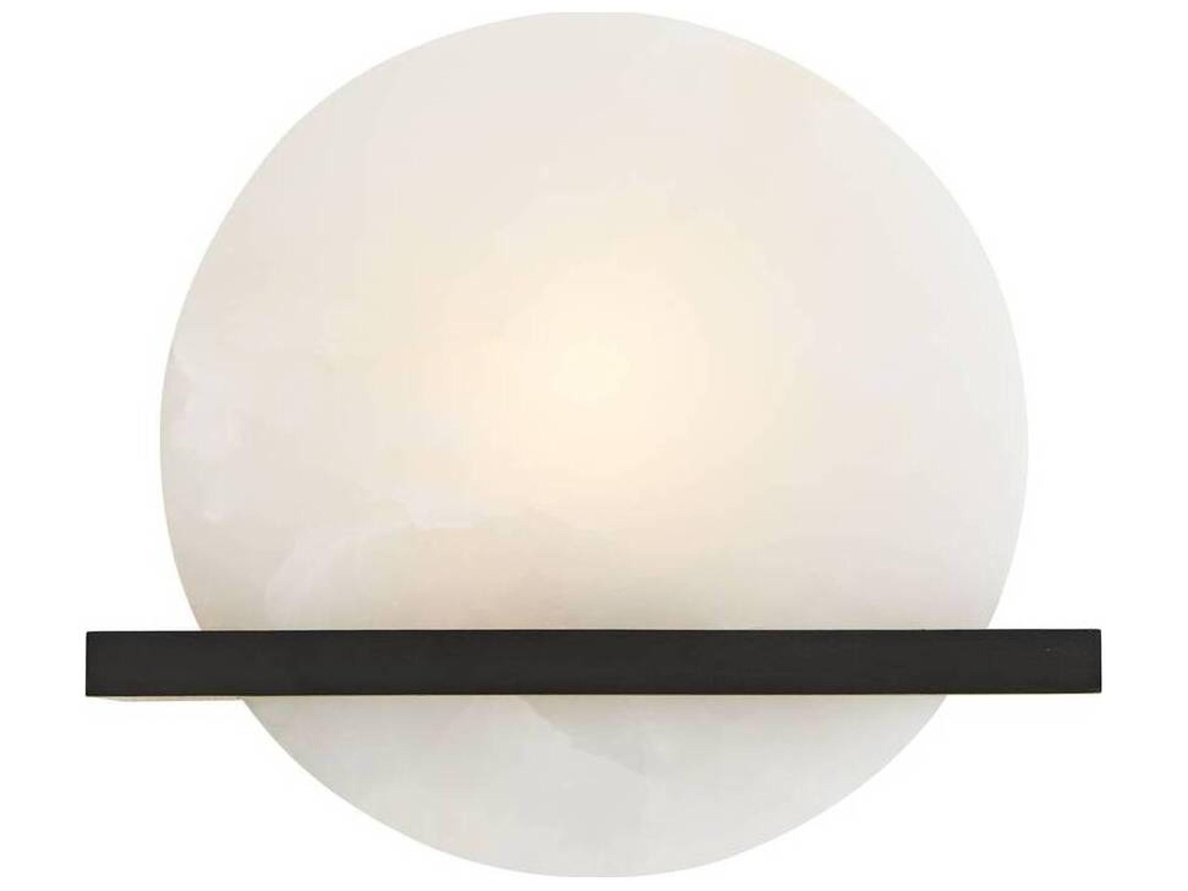 Wall Sconce Savion Bronze White Onyx