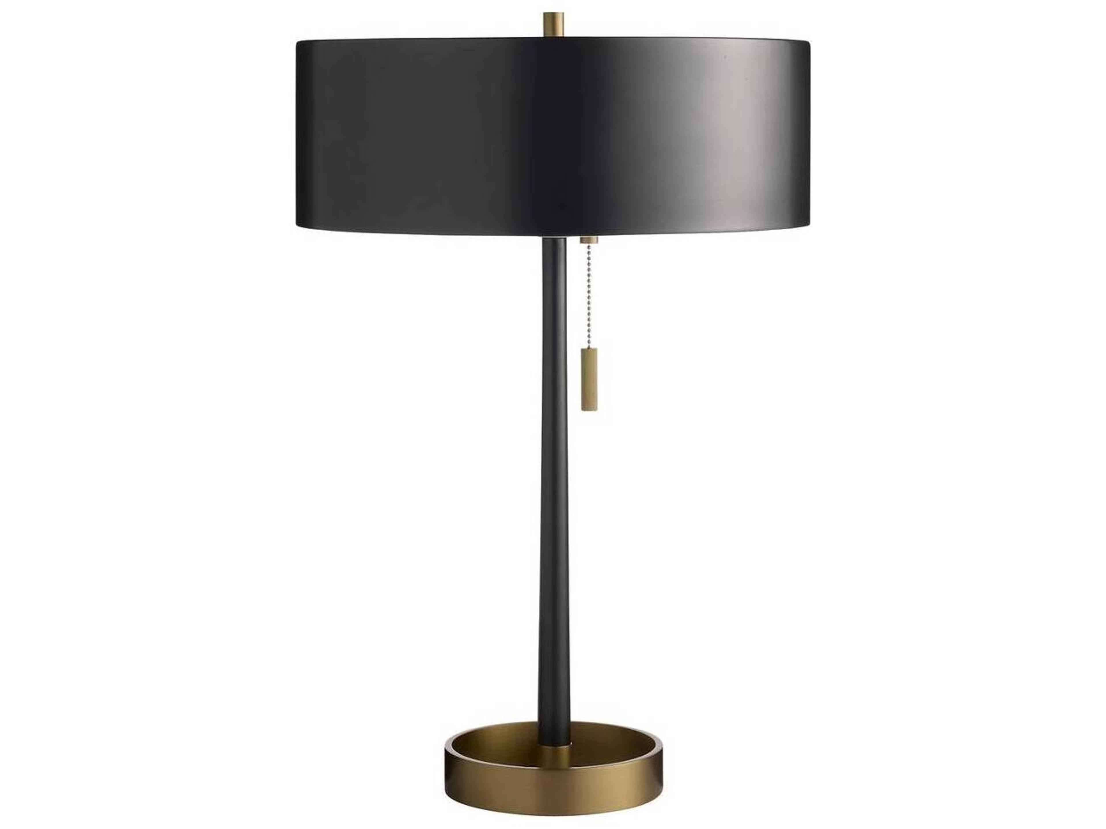 Violetta Matte Black Table Lamp