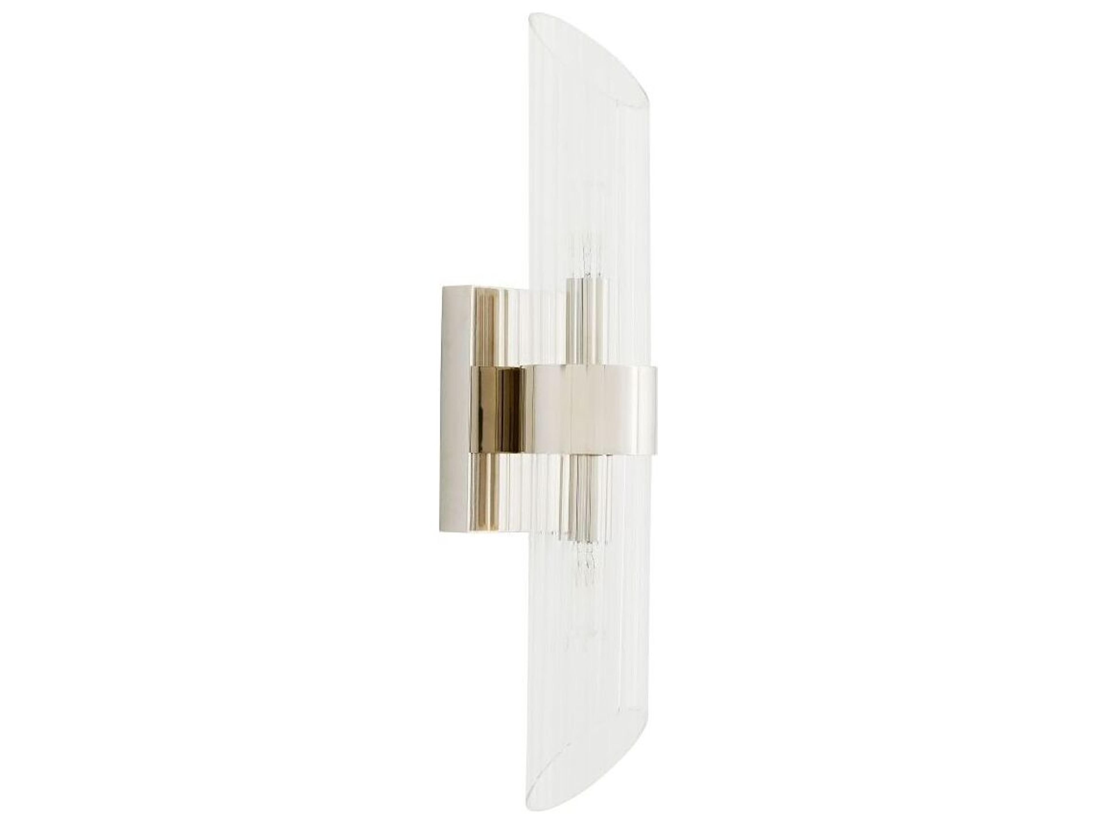 Arteriors Home Elyse 2-Light Polished Nickel Wall Sconce