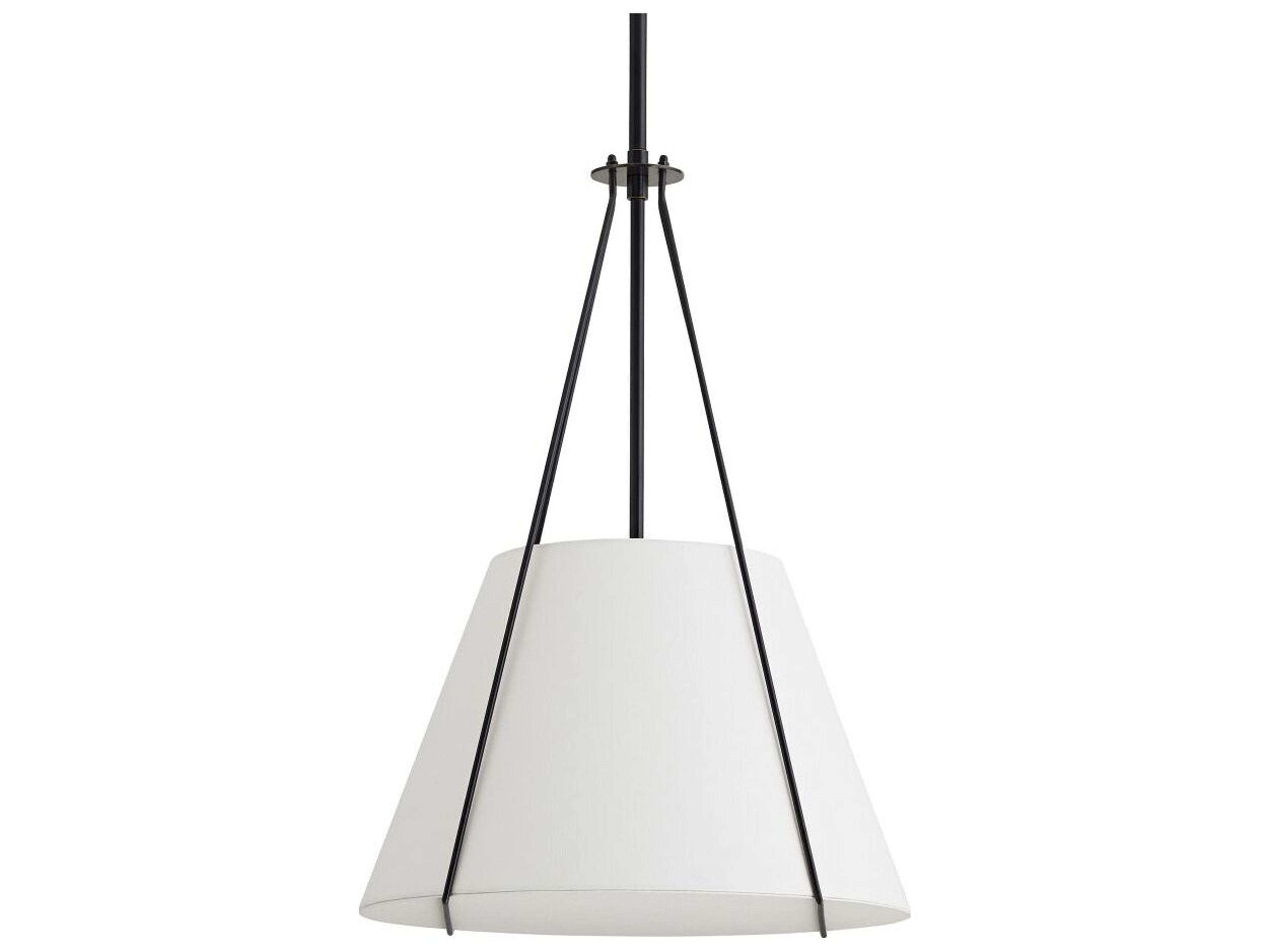 Arteriors Home Heloise 1-Light Bronze Drum Pendant