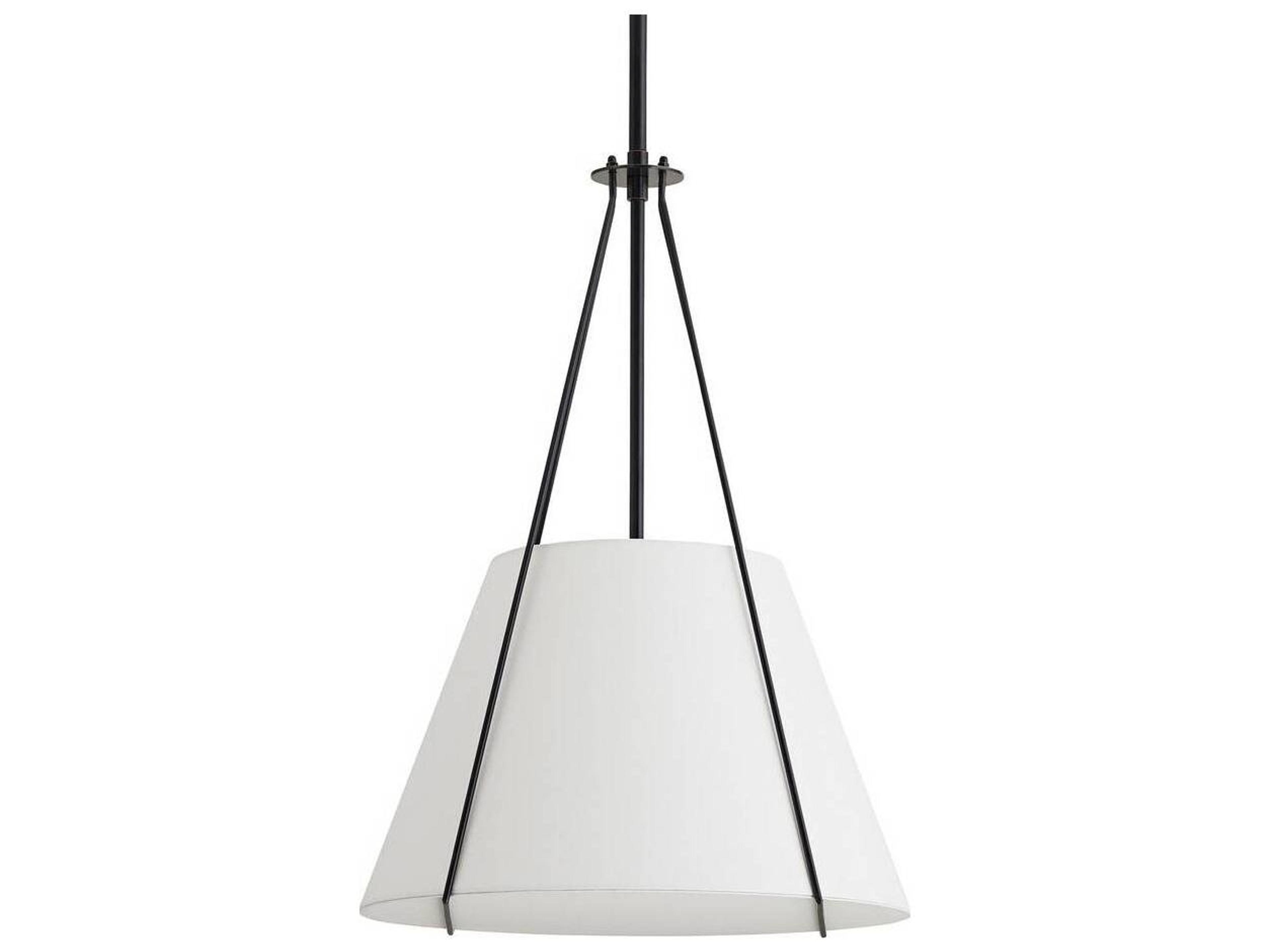 Arteriors Home Heloise 1-Light Bronze Drum Pendant