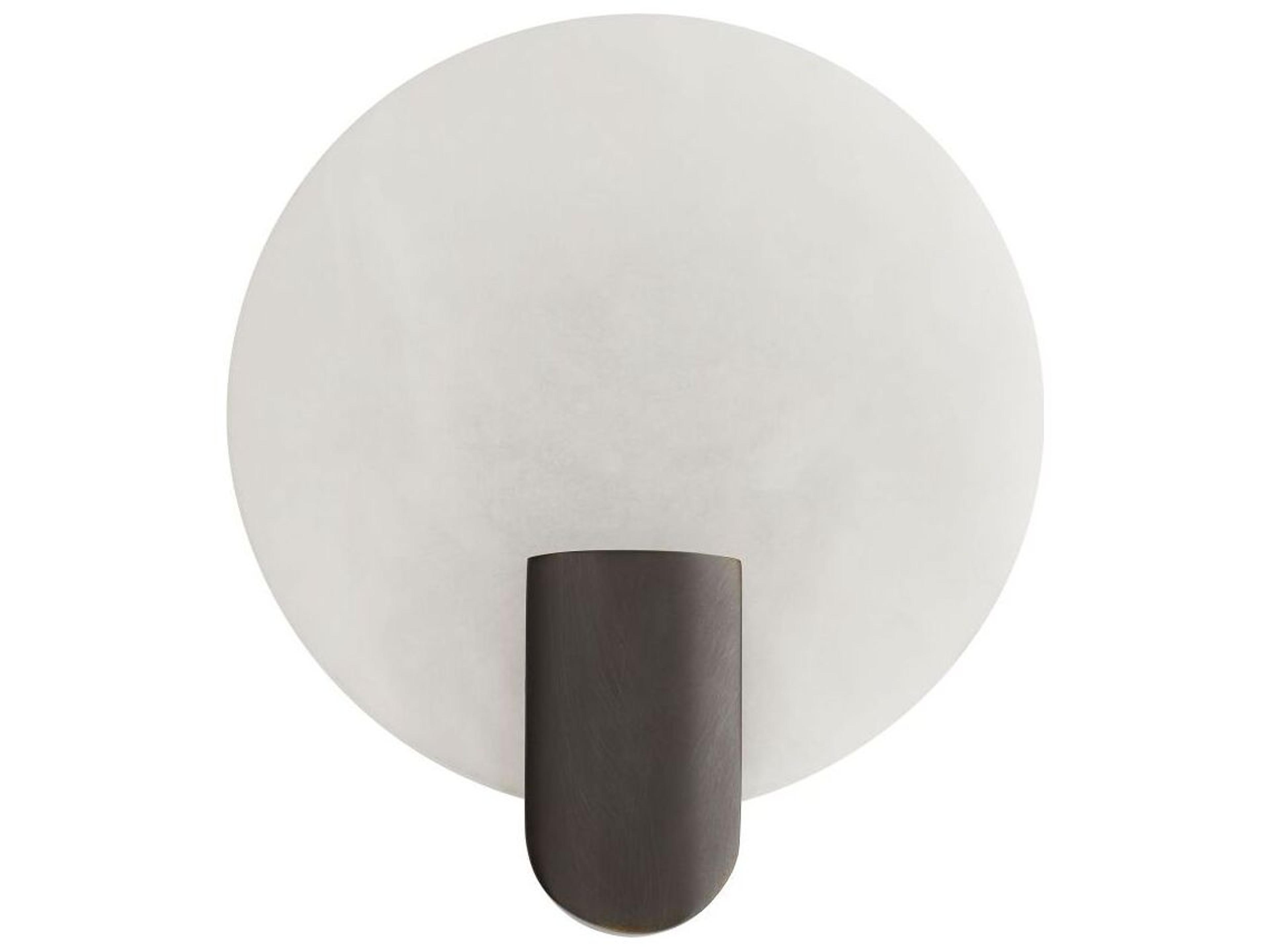 Halette Wall Sconce Bronze White Onyx