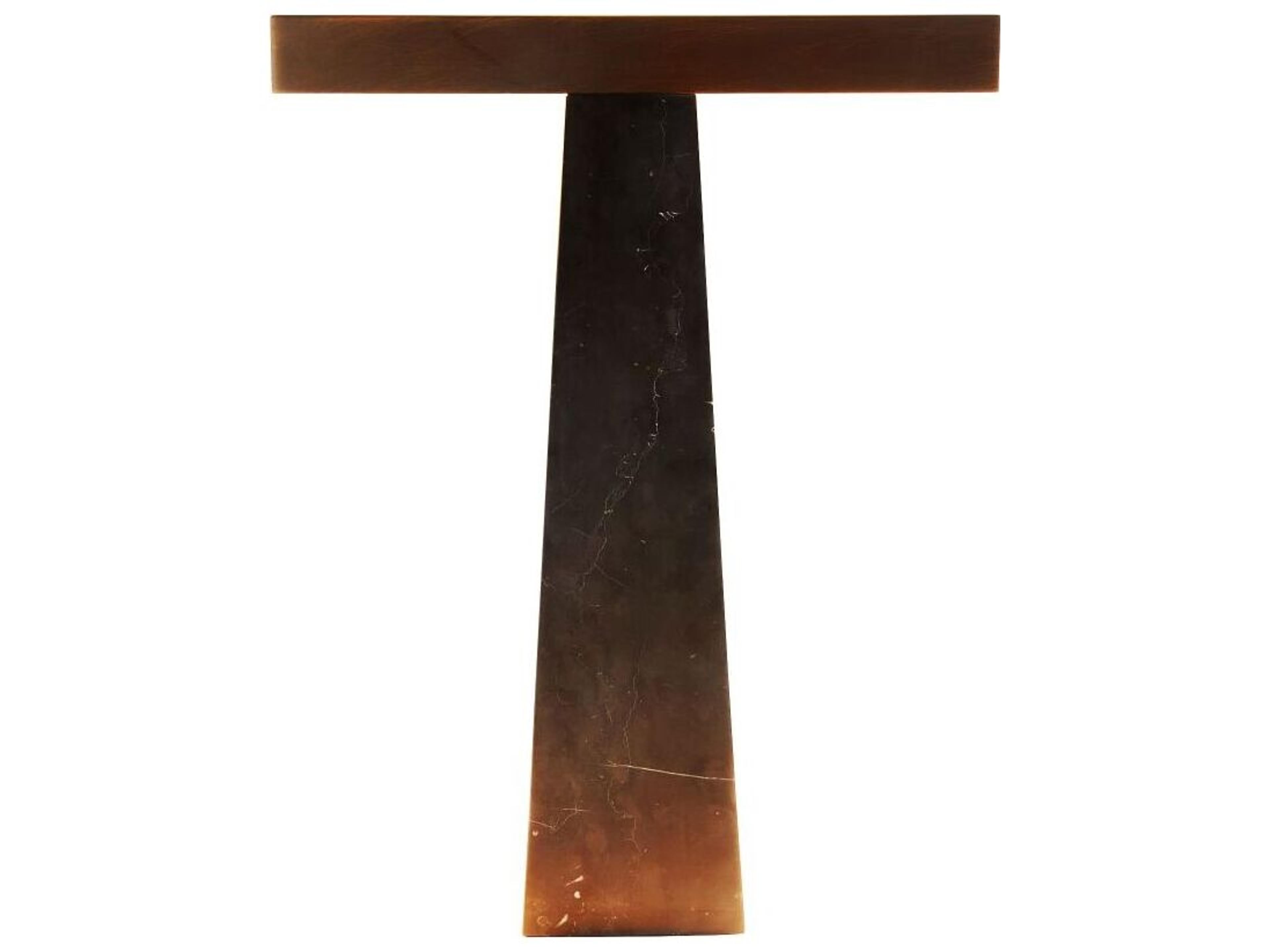 Arteriors Home Osbert English Bronze Black Marble Table Lamp