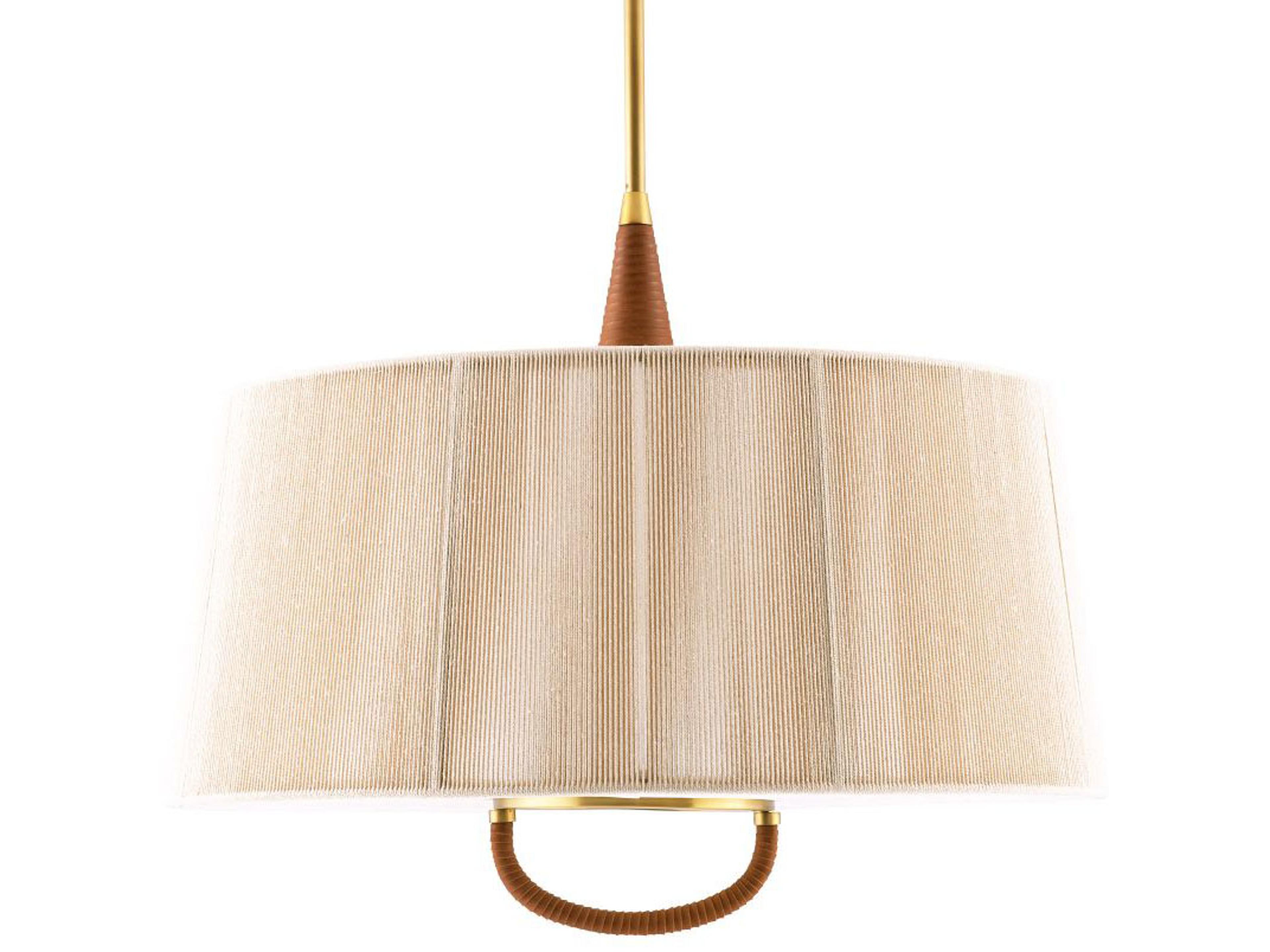 Arteriors Home Middlebury 6-Light Antique Brass Brown Pendant