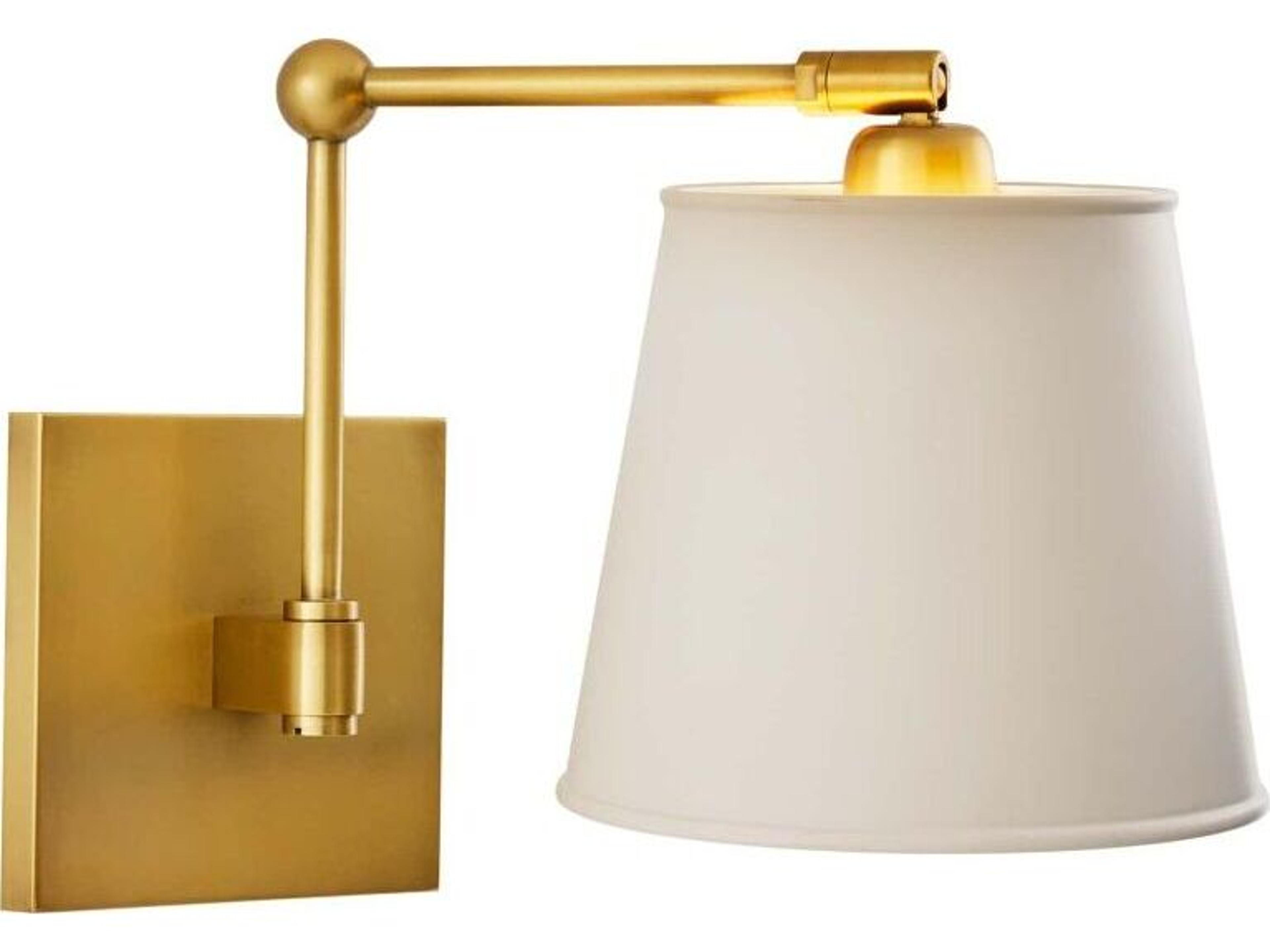 Arteriors Home Watson 1-Light Antique Brass Swing Wall Sconce