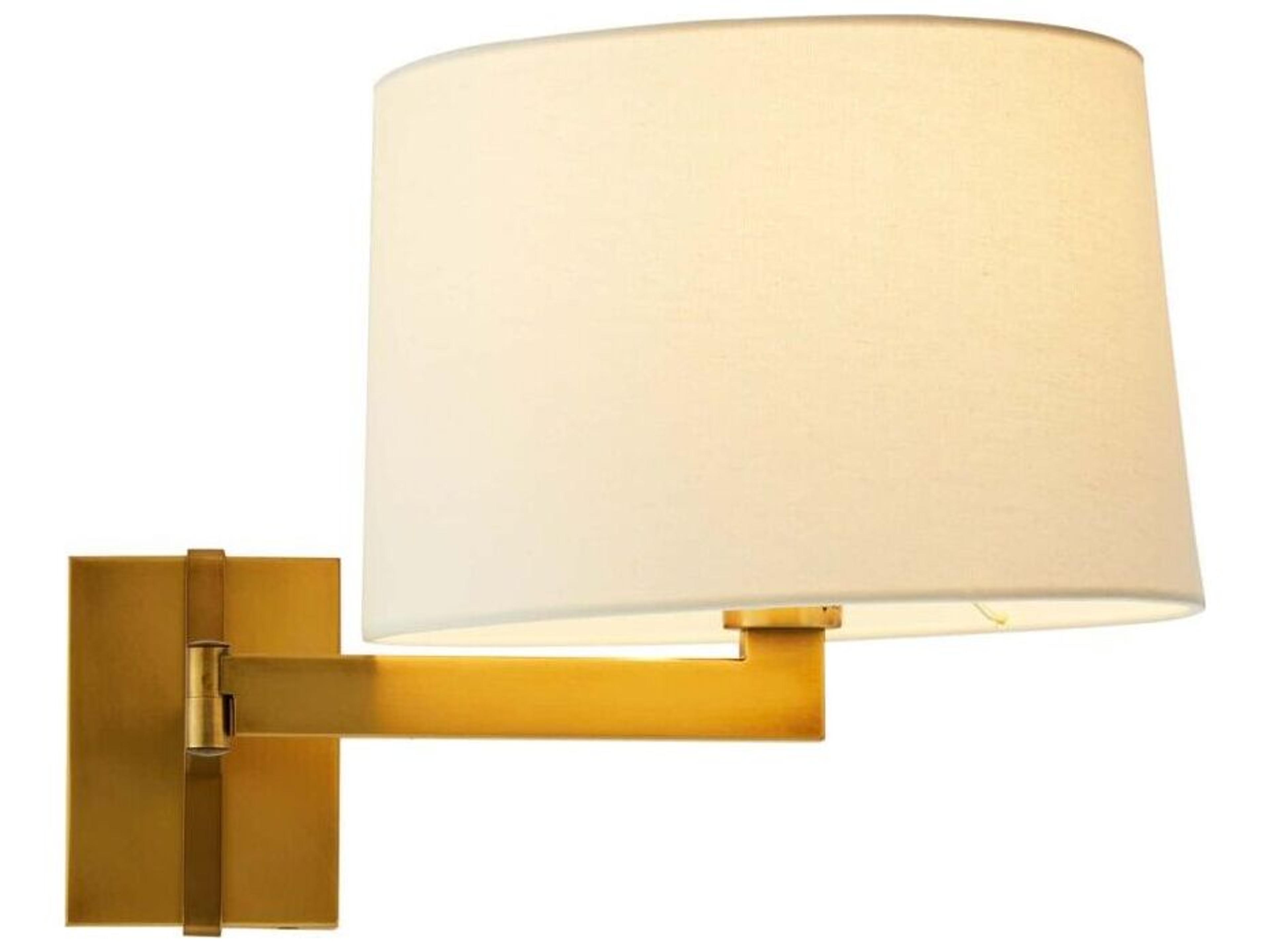 Portland Wall Sconce Adjustable Arm Antique Brass