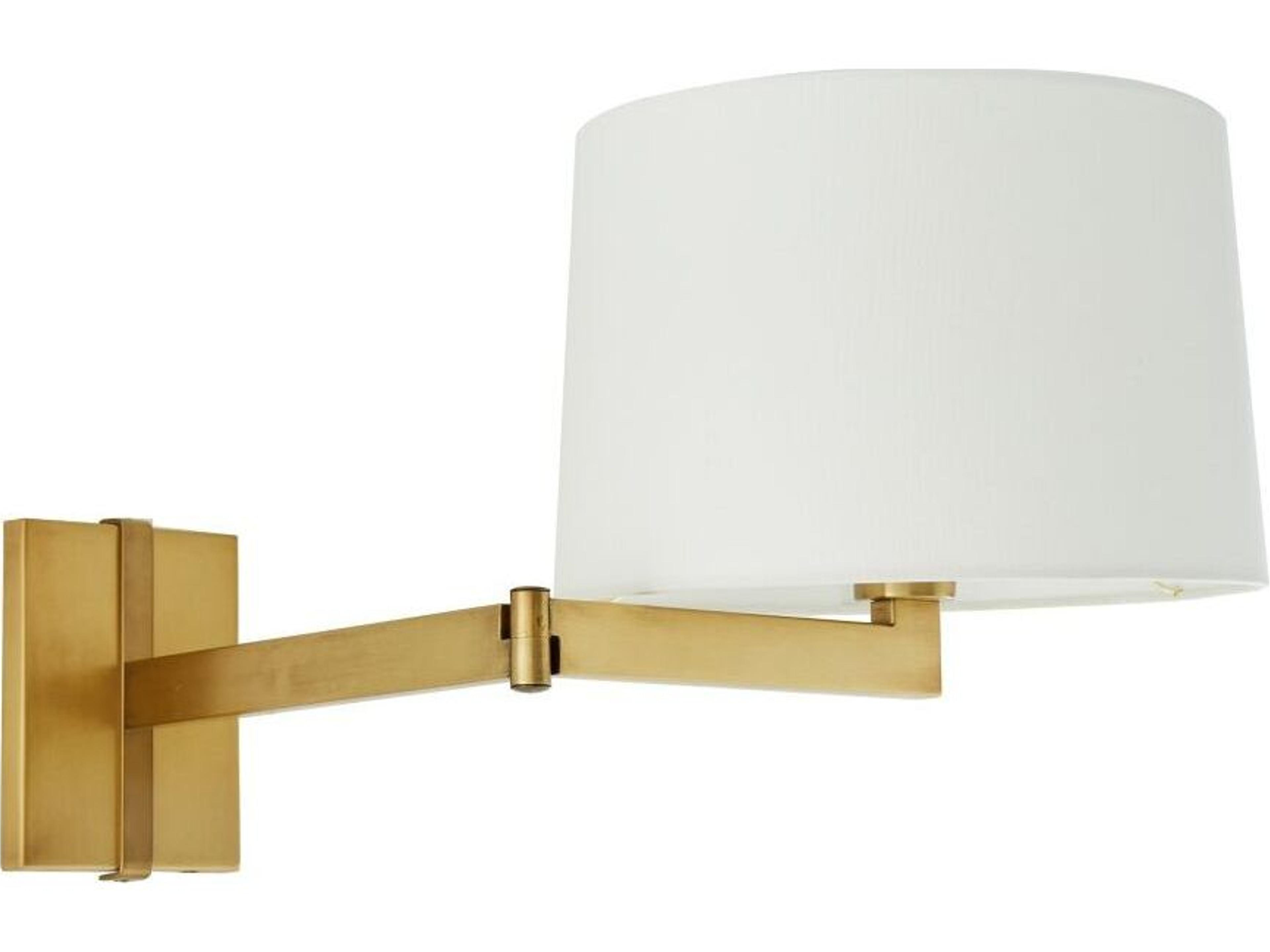Arteriors Home Portland 1-Light Antique Brass Swing Wall Sconce
