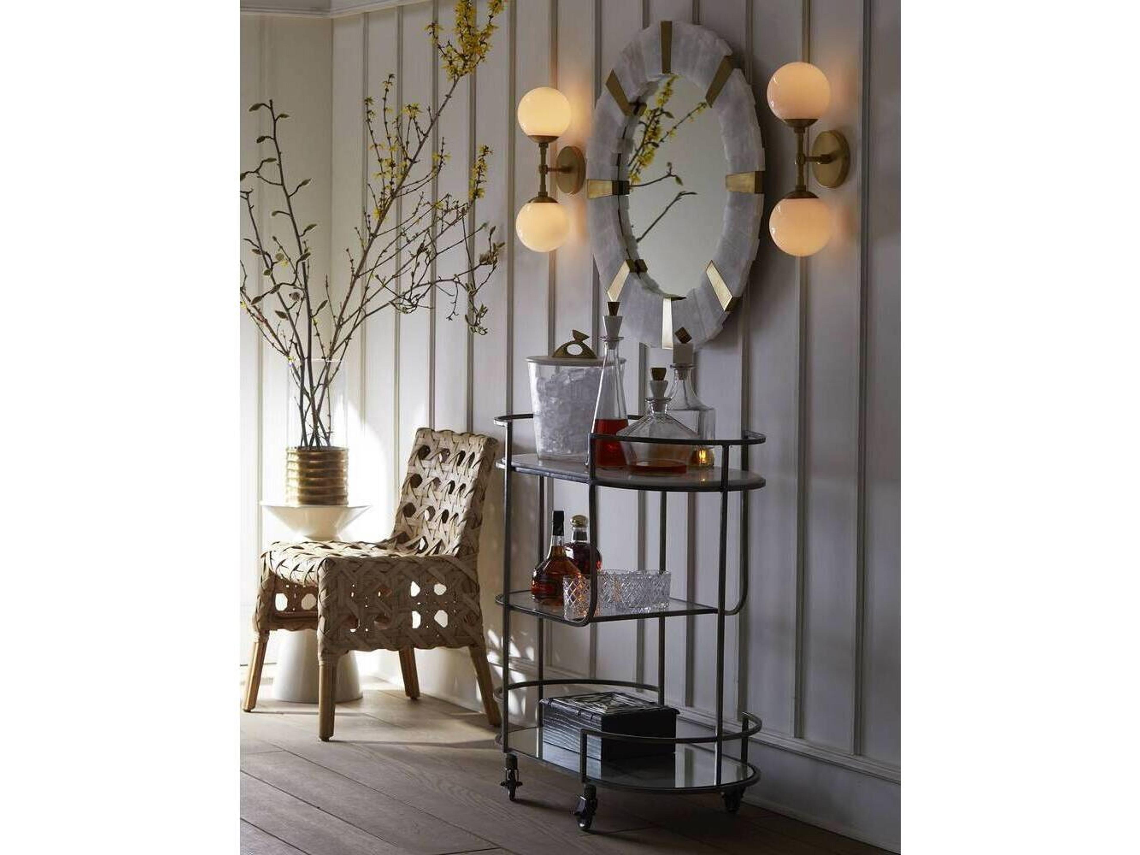 Arteriors Home Polaris 2-Light Antique Brass Wall Sconce