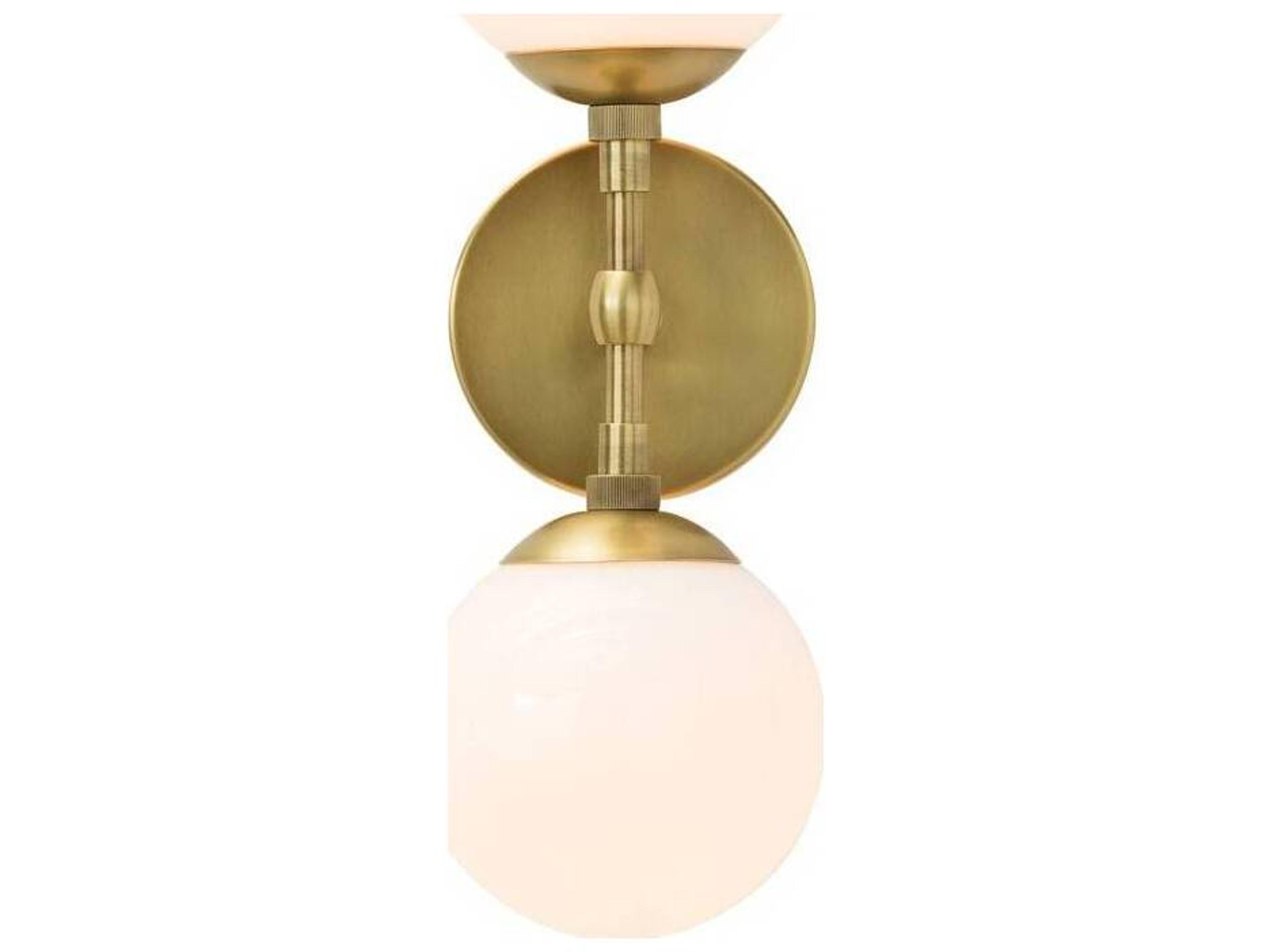 Arteriors Home Polaris 2-Light Antique Brass Wall Sconce