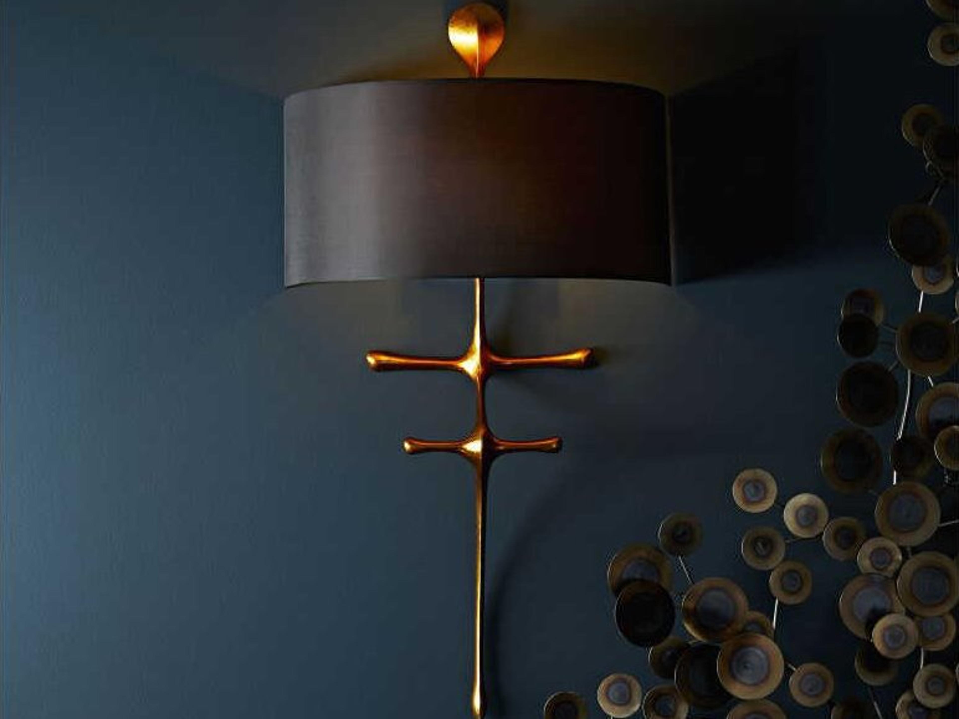 Arteriors Home Gilbert  1-Light Gold Leaf Wall Sconce