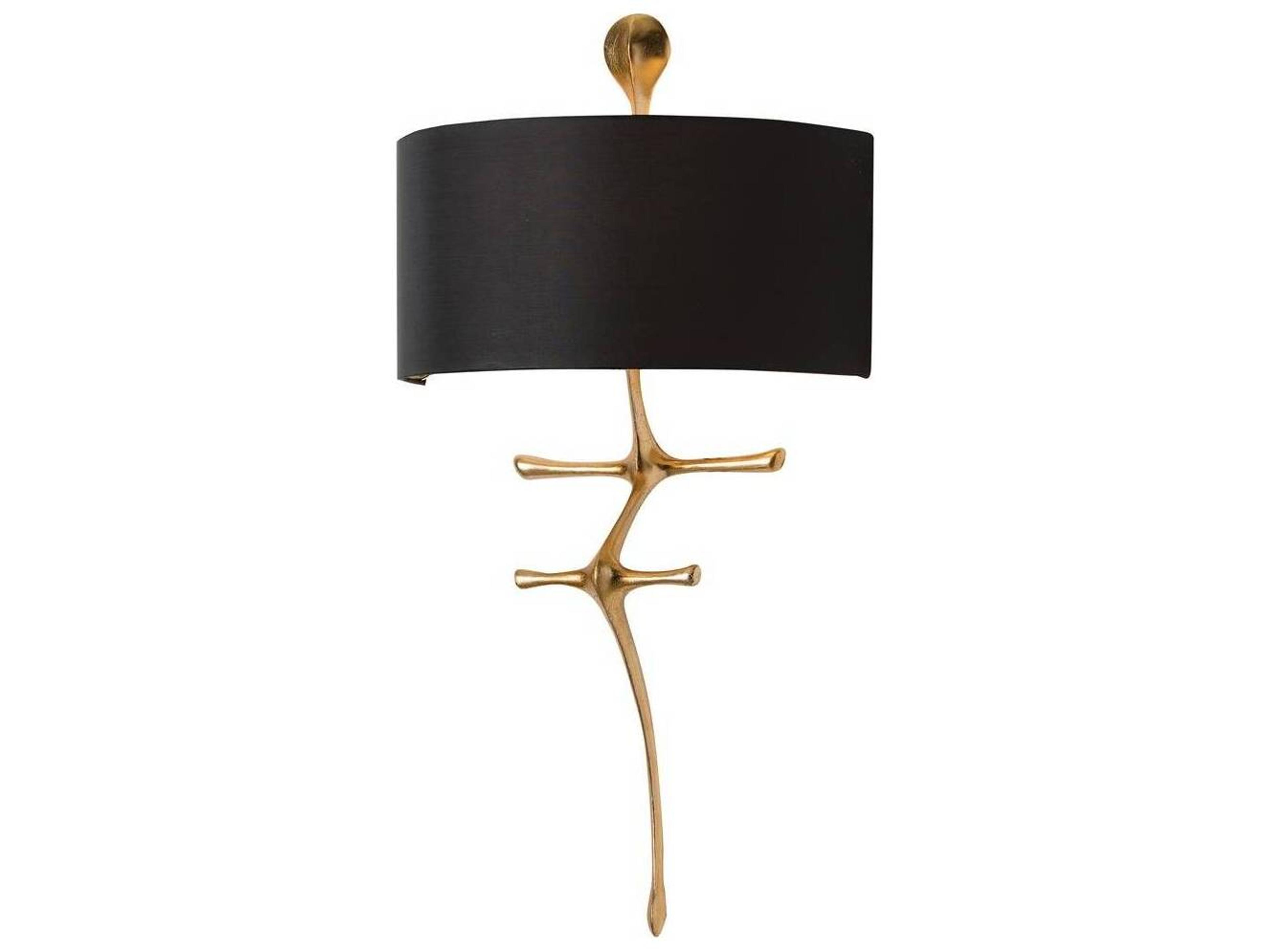 Arteriors Home Gilbert  1-Light Gold Leaf Wall Sconce