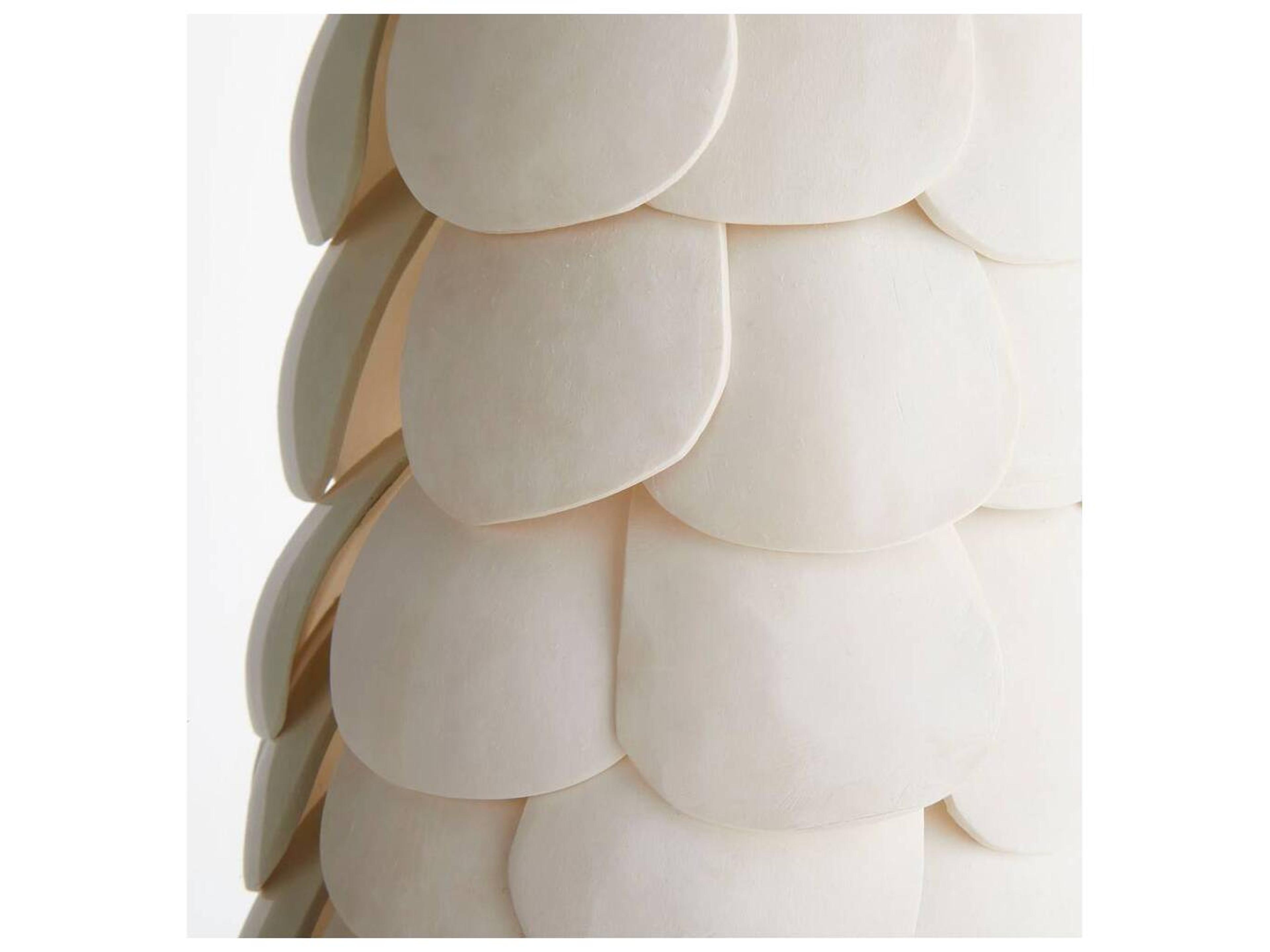 Arteriors Home Lumis White Oval Wall Mirror