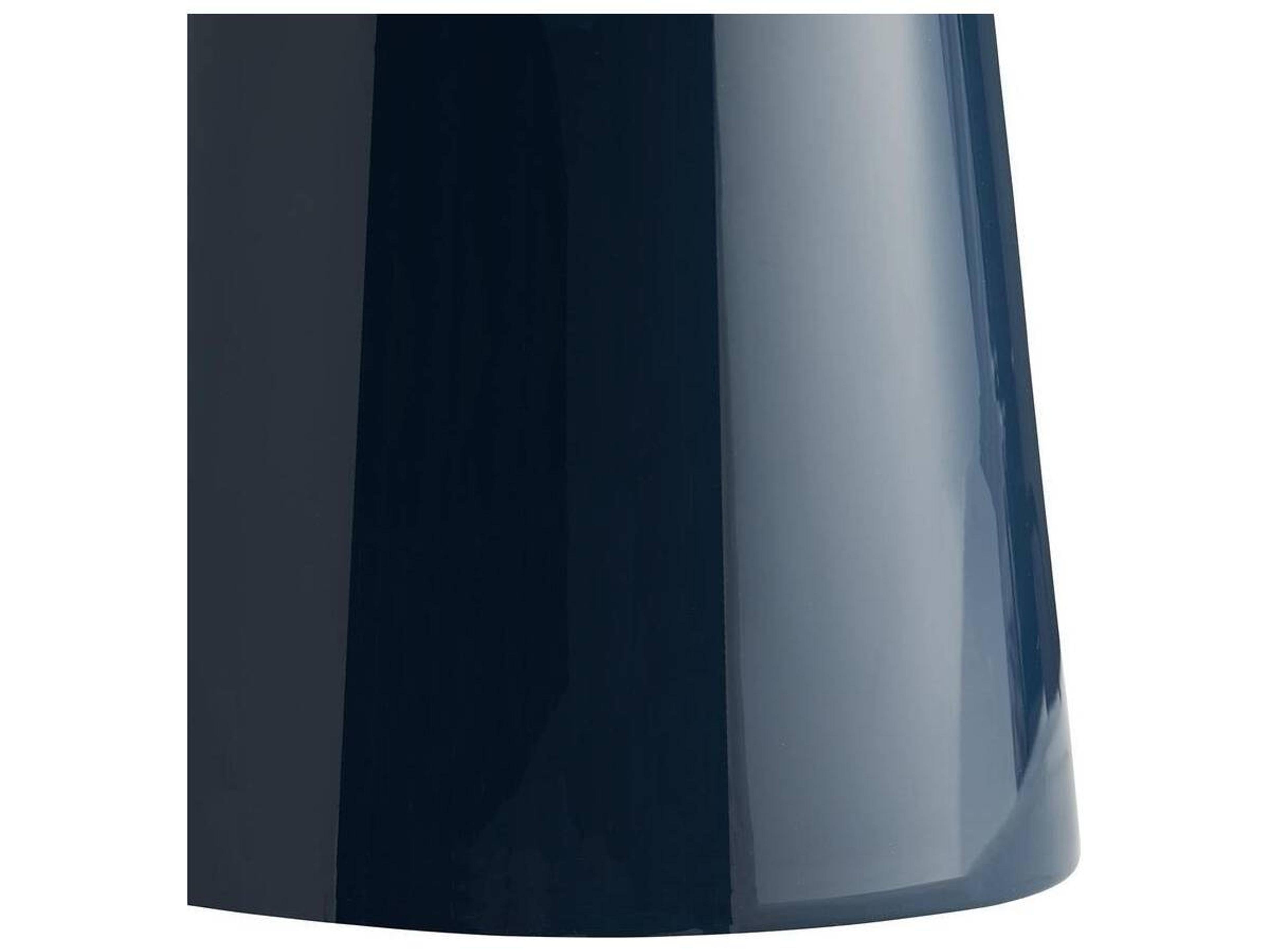 Arteriors Home Round Fiberglass Navy Turin End Table