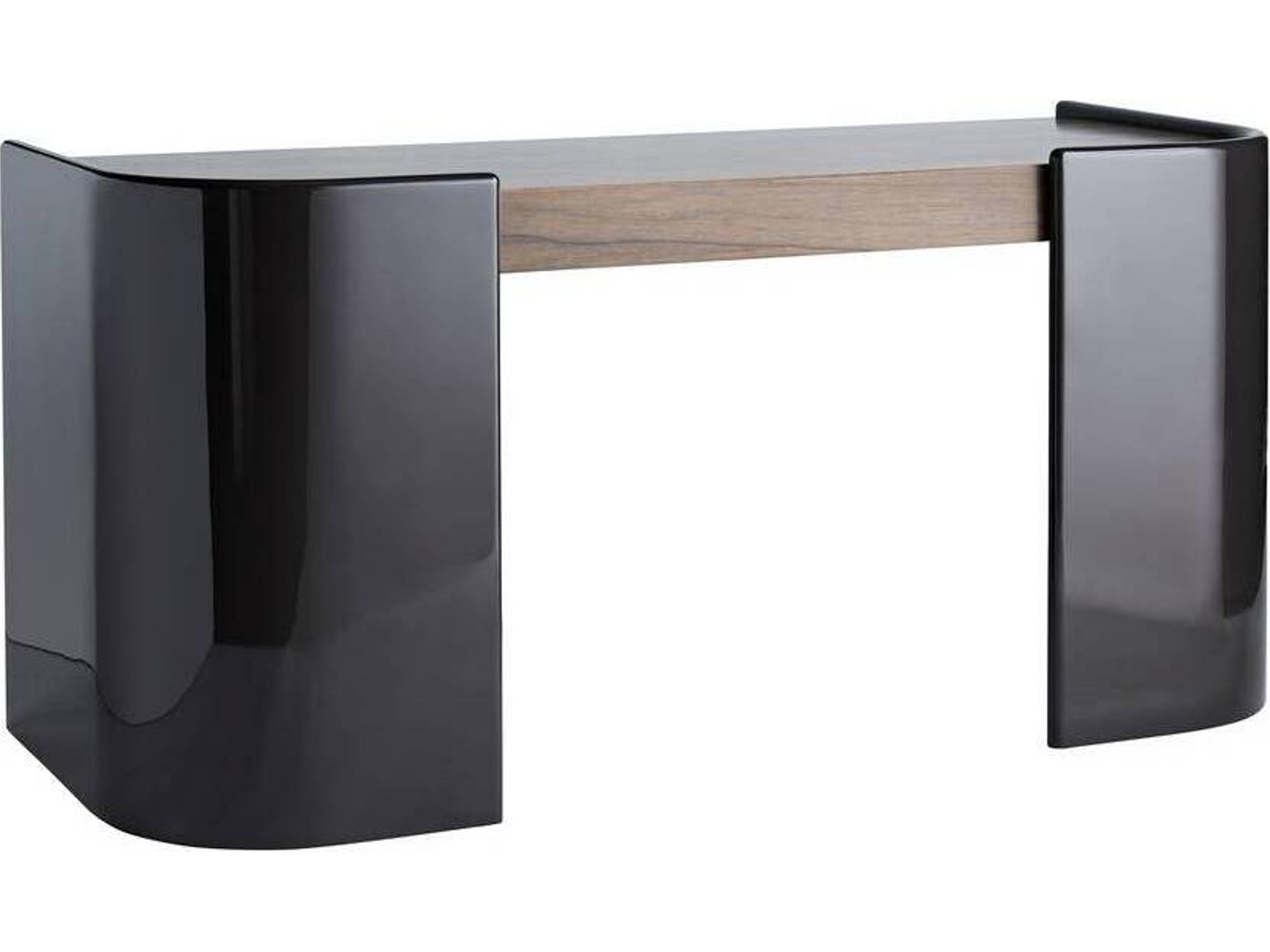 Arteriors Home Chateau Gray Charcoal Black Writing Desk Parnell