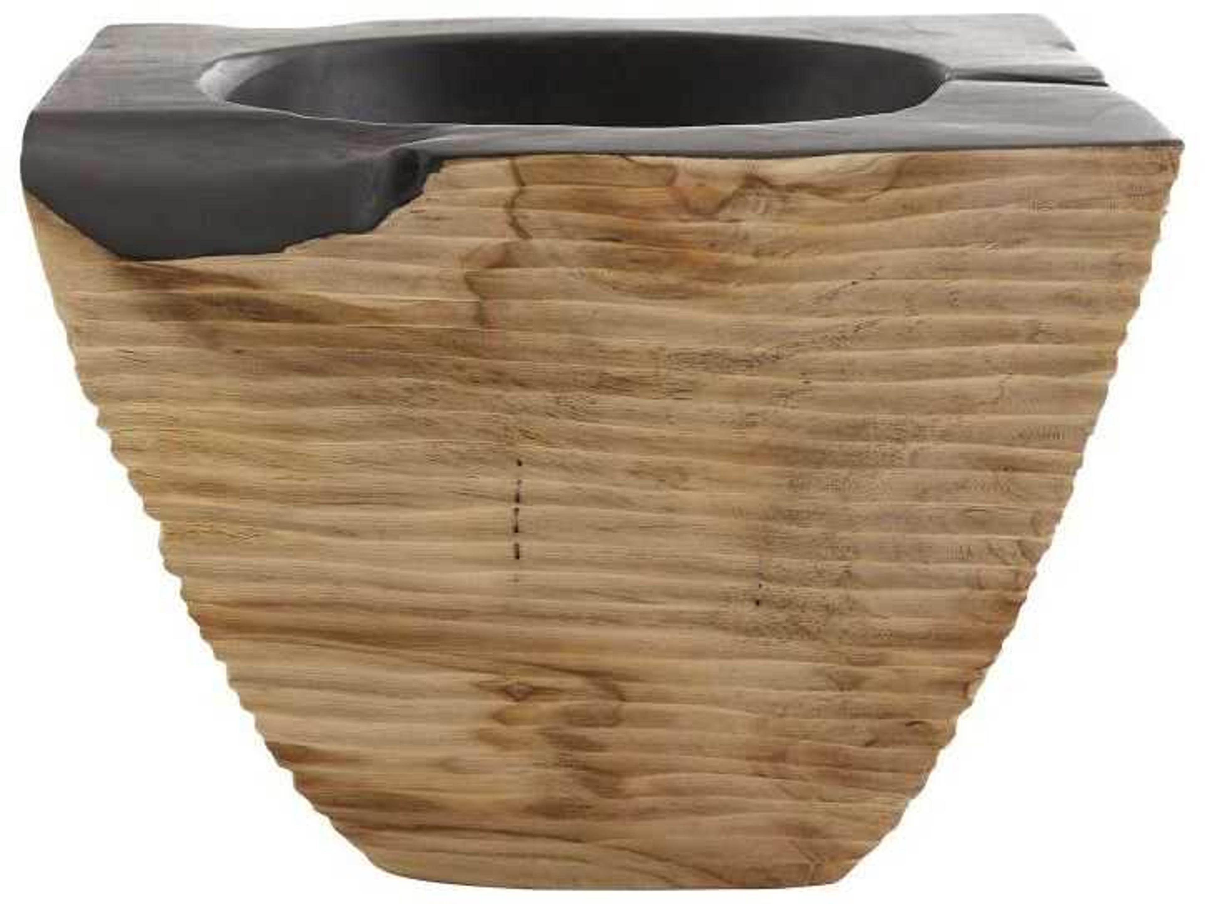 Luriel Teak Wood Sculptural Centerpiece