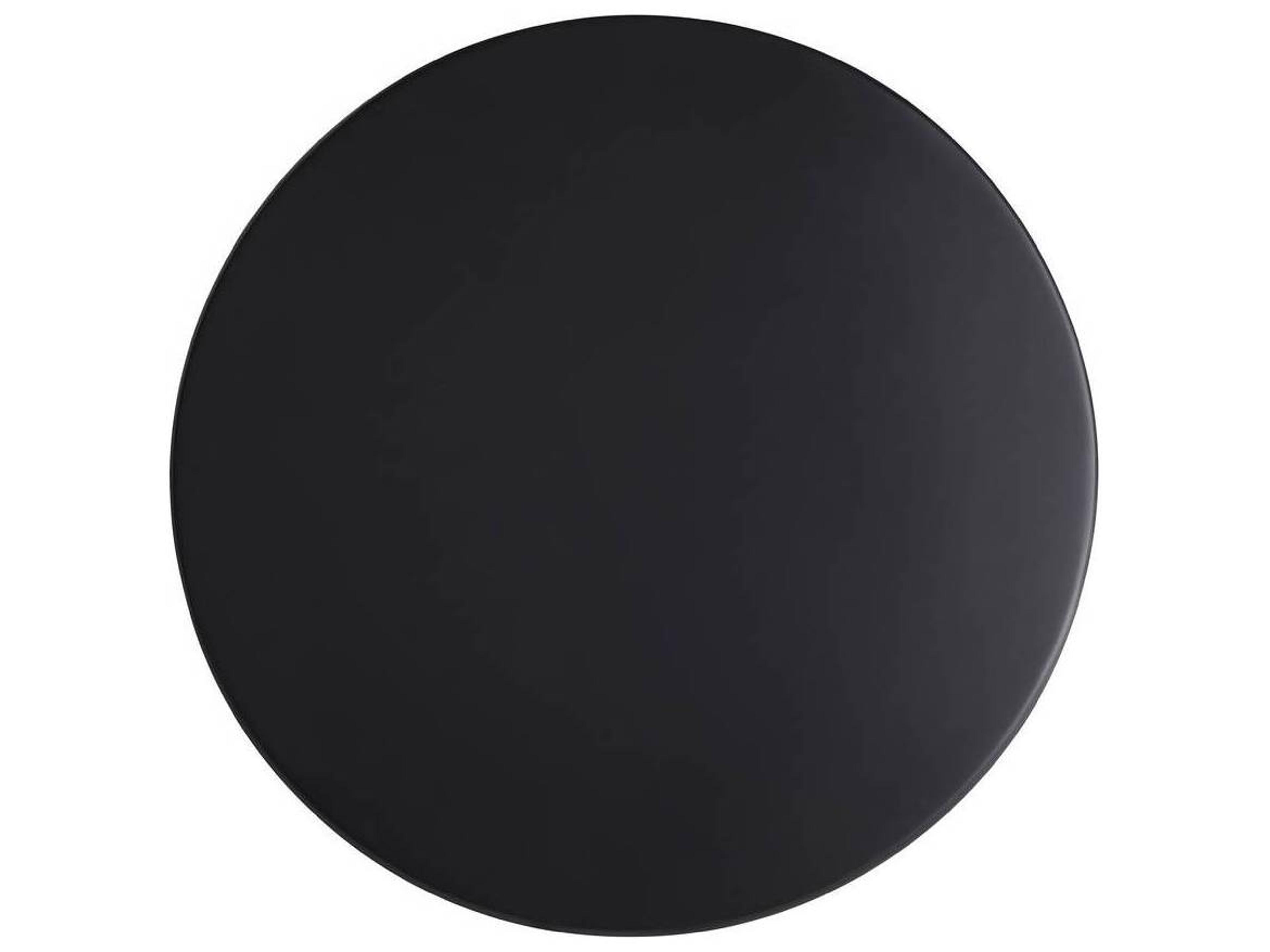 Arteriors Home Round Concrete Matte Black Beckham Coffee Table