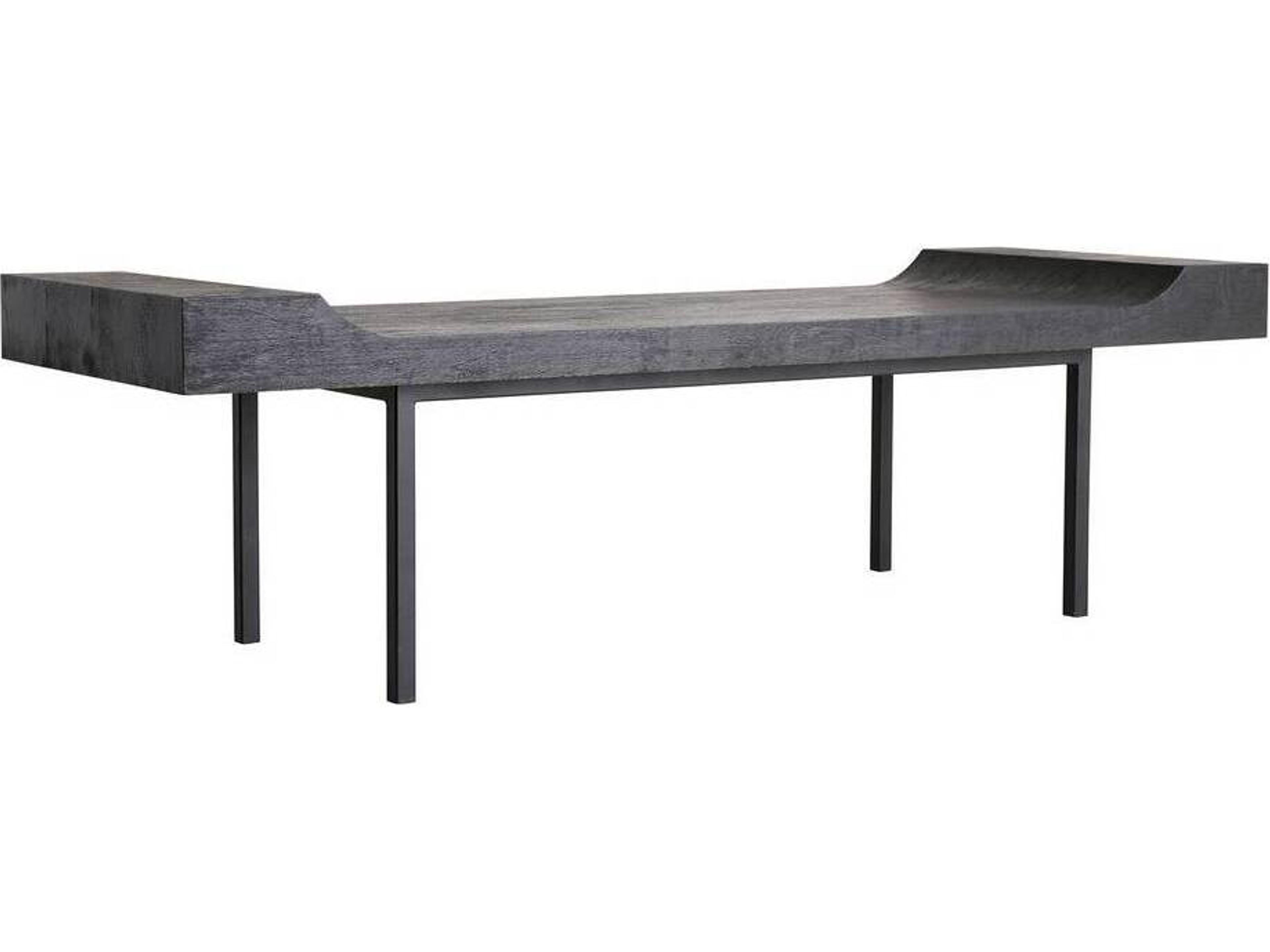Arteriors Home Lanny Black Brown Accent Bench